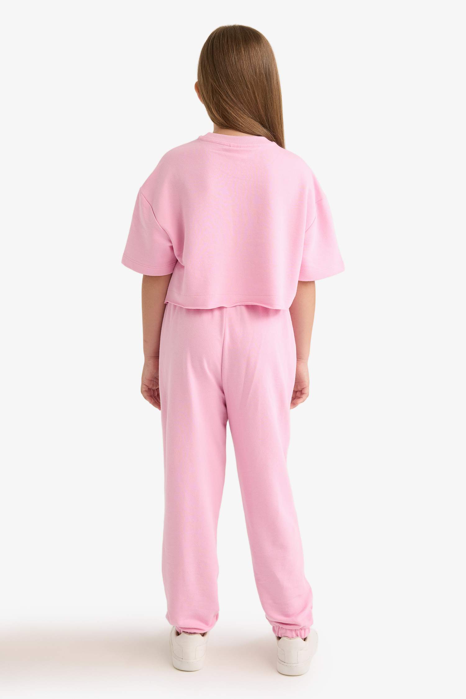 Girl Printed T-Shirt Sweatpants 2 Piece Set