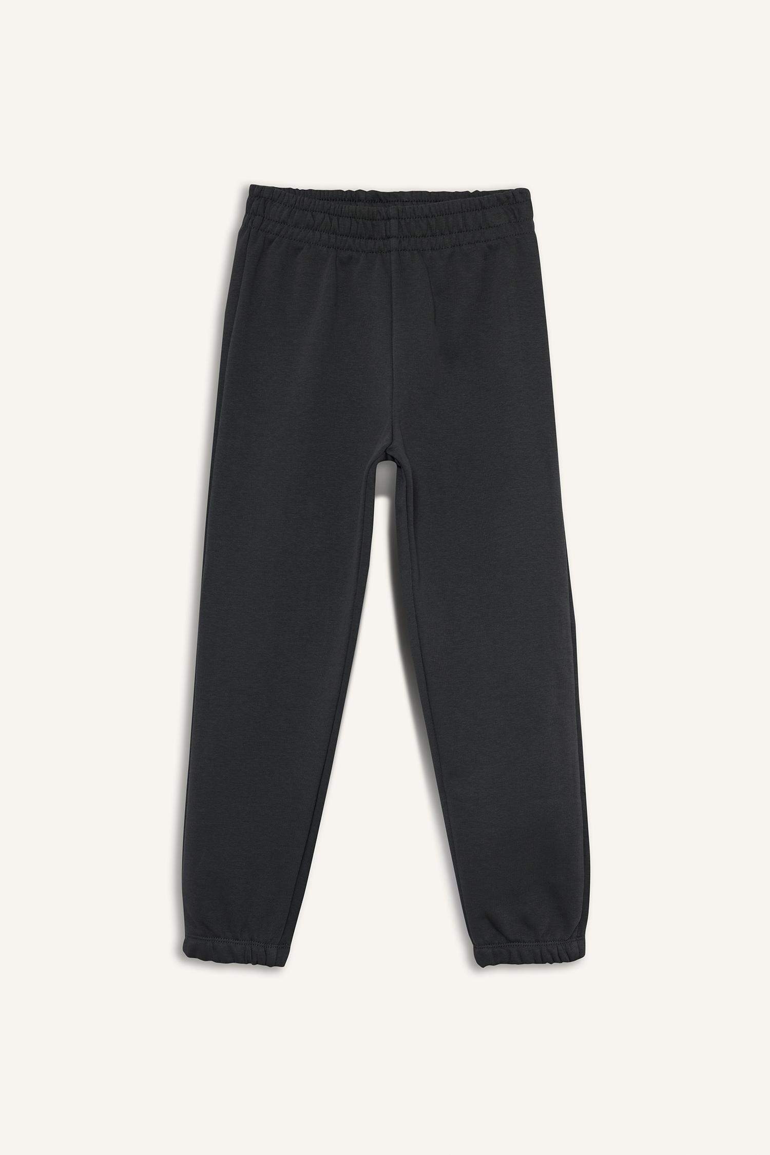 Kız Çocuk 2'li Takım Baskılı Sweatshirt Eşofman Altı