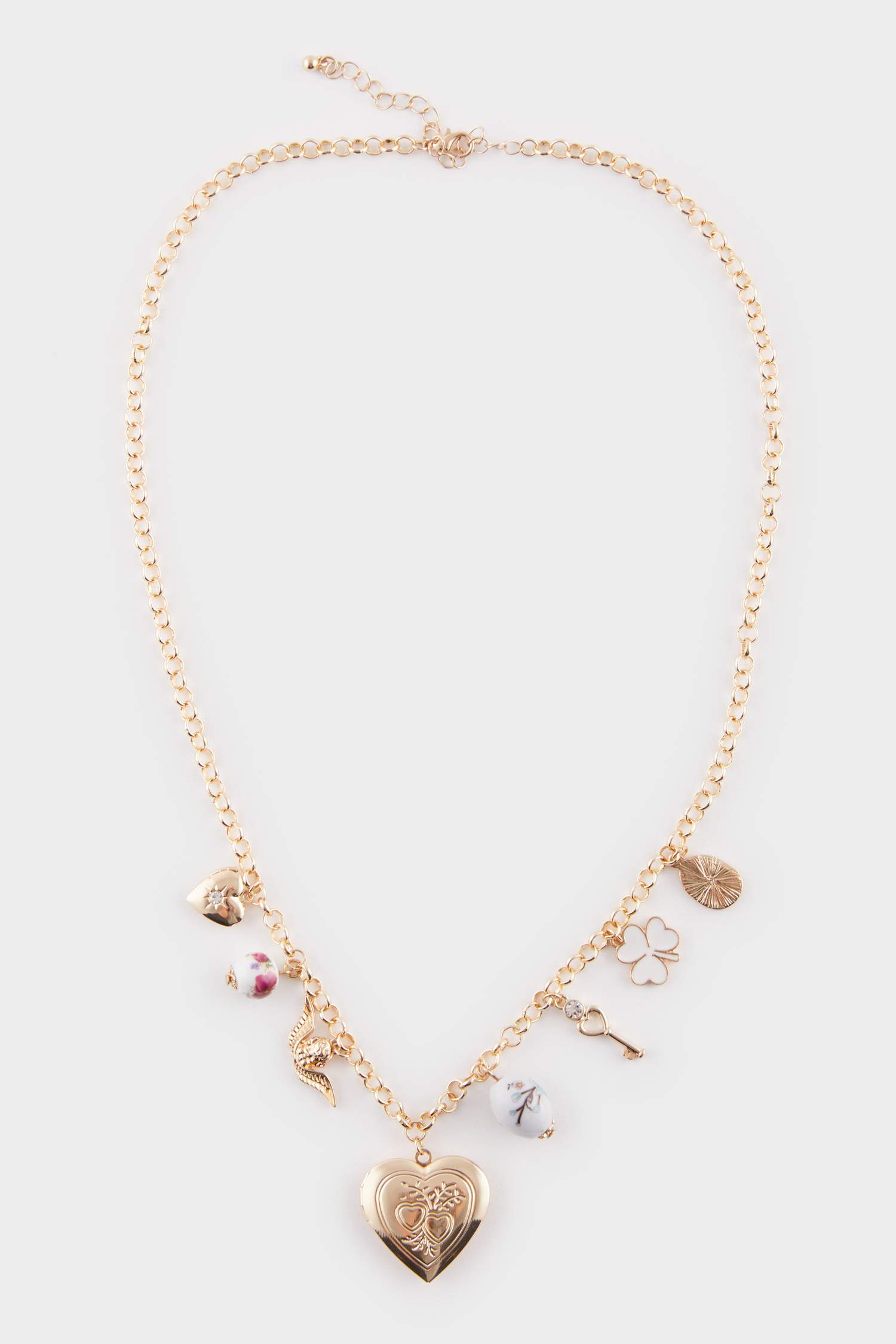 Woman Charm Gold Necklace