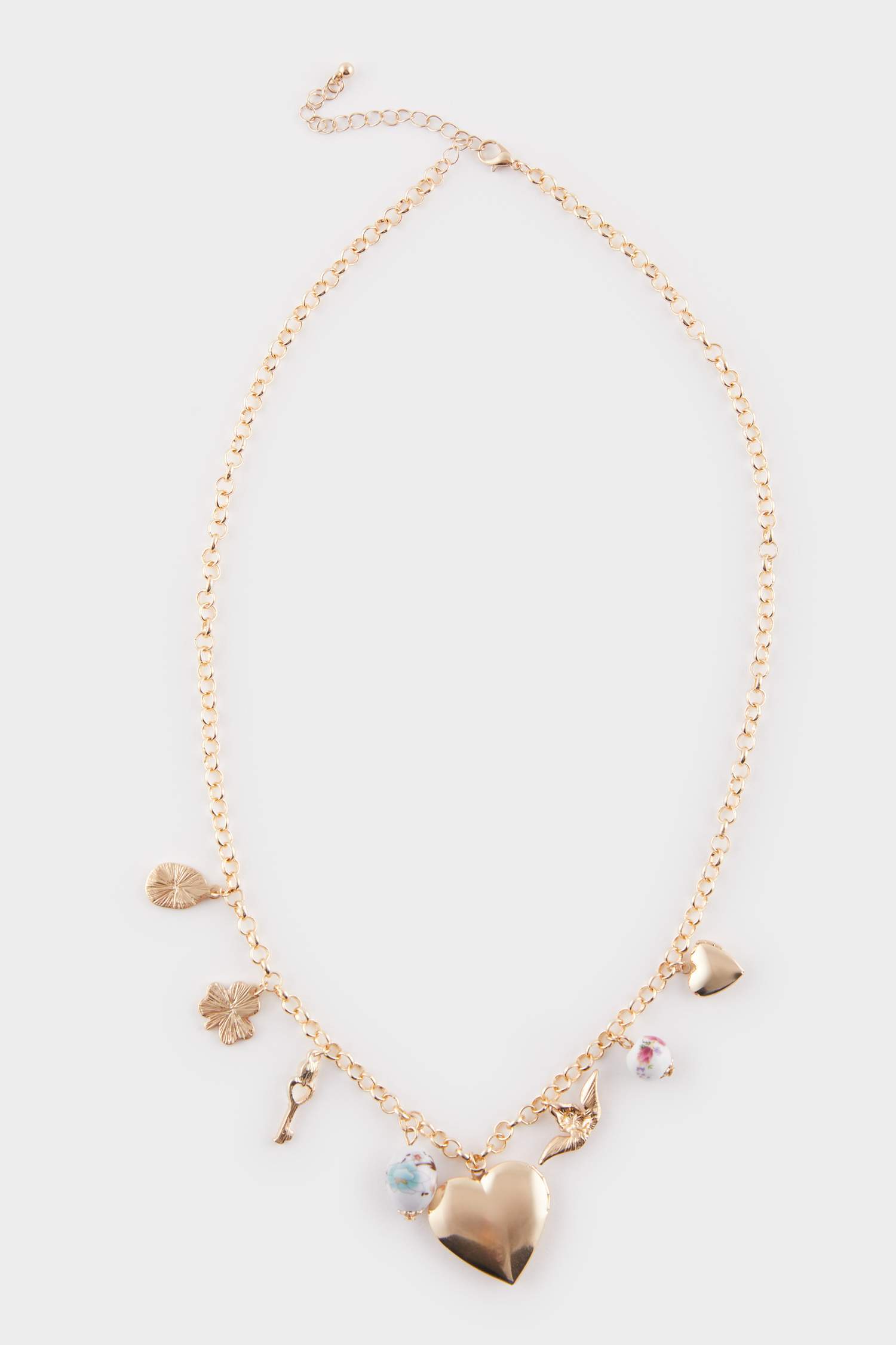 Woman Charm Gold Necklace