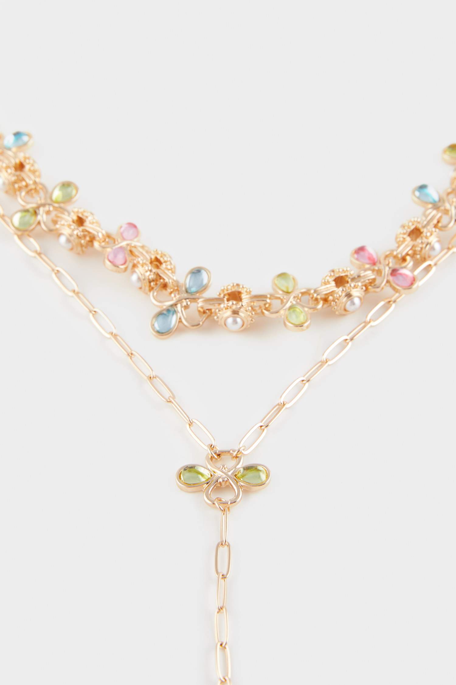 سلسلة ذهبية نسائية - قطعتين