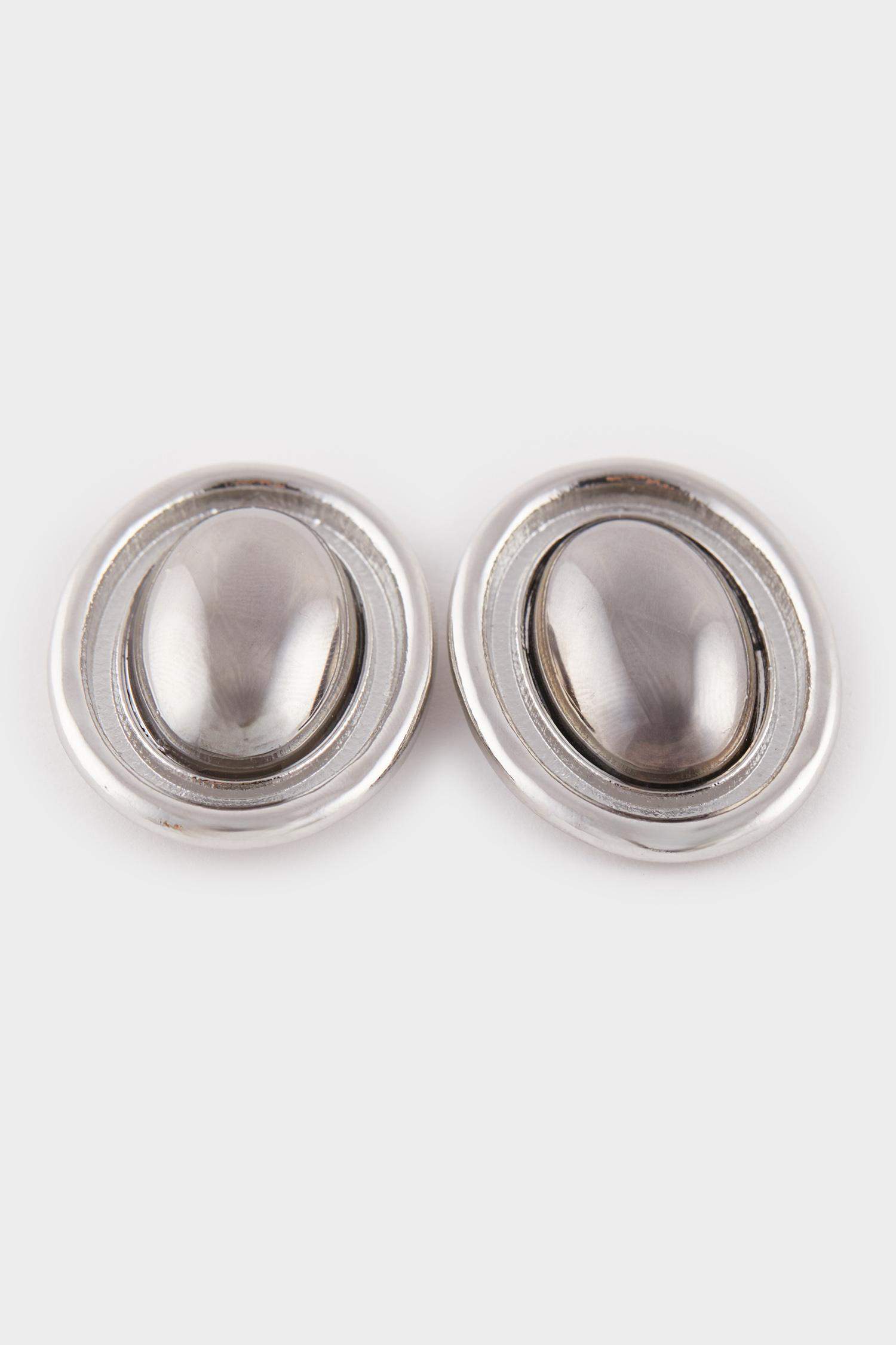 Kadın Silver Büyük Küpe