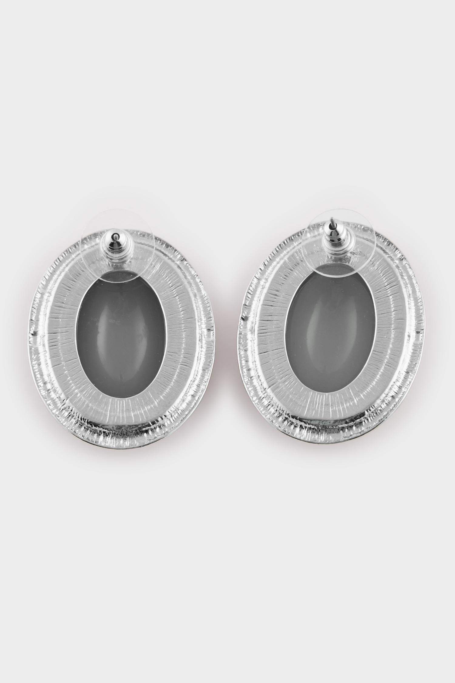 Kadın Silver Büyük Küpe