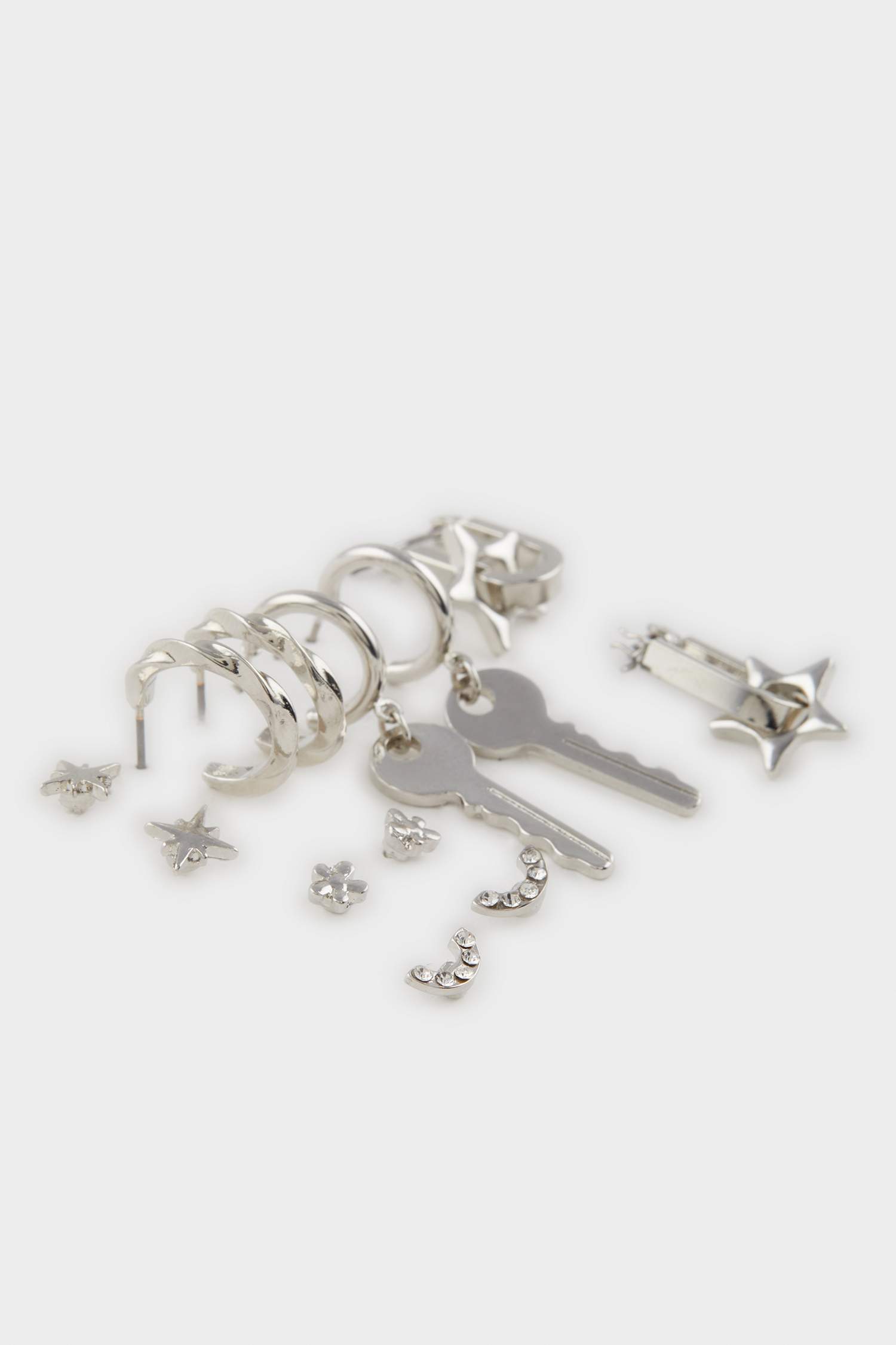 Kadın 6'lı Silver Küpe