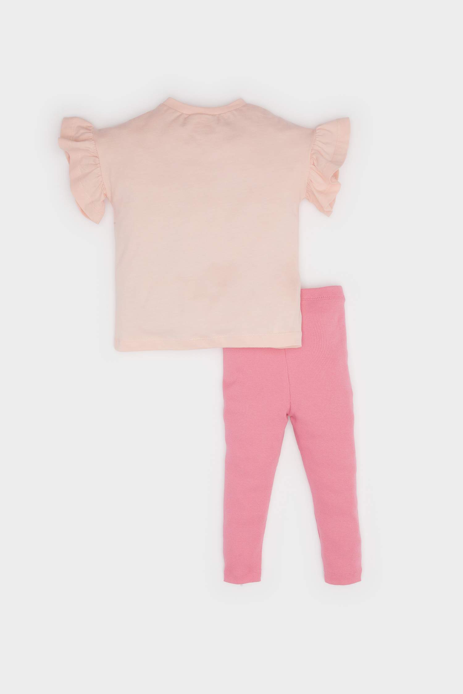 سيت بيبي بناتي تيشيرت فلورال وستريج - قطعتين