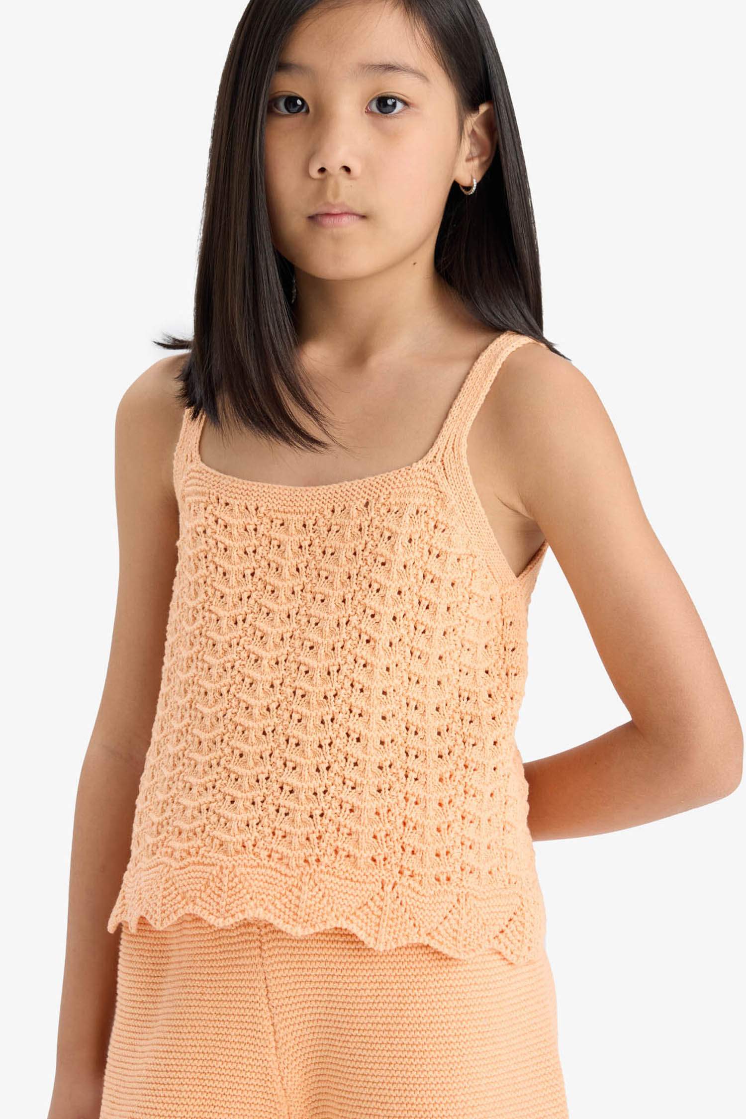 Débardeur crochet pour fille