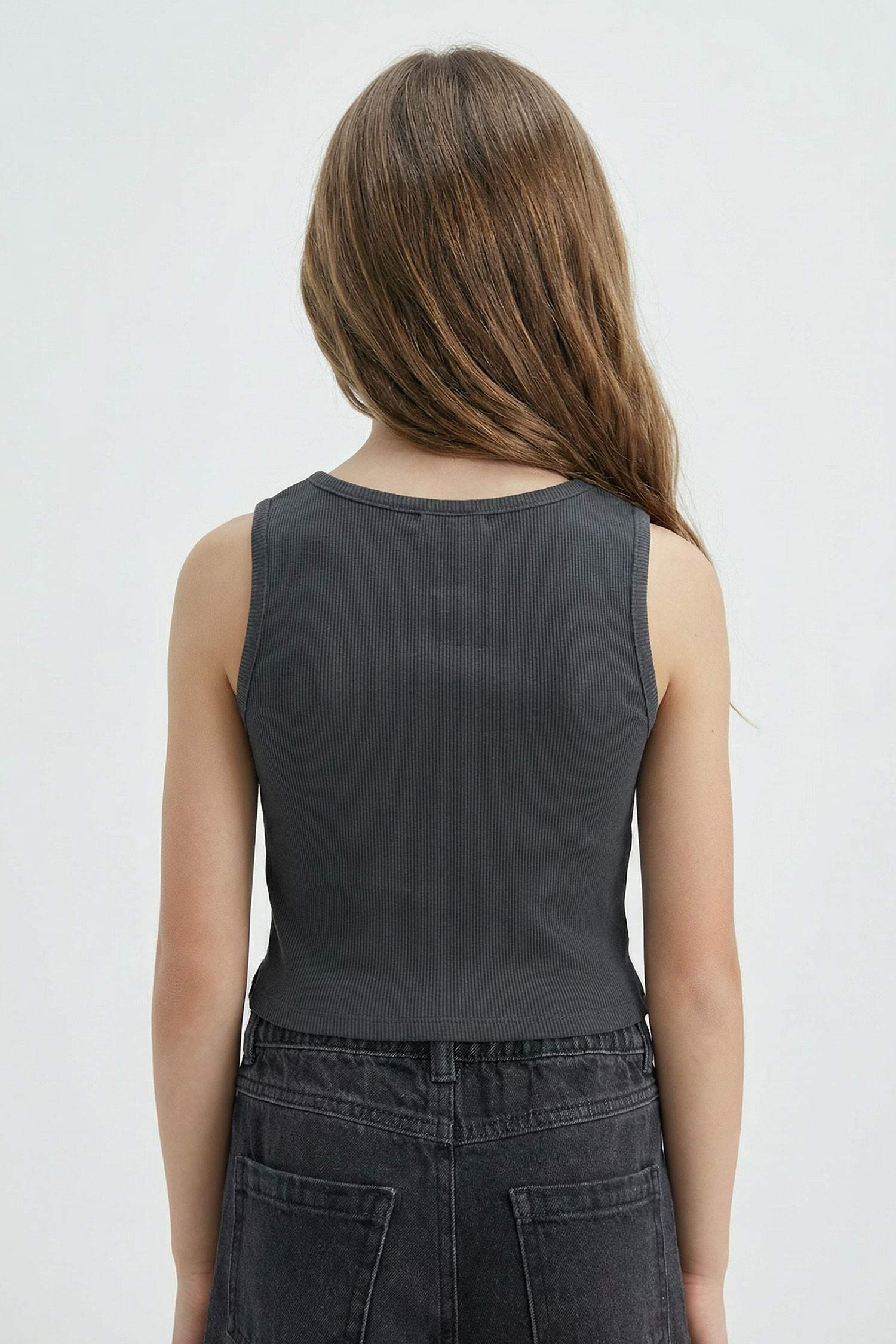 Girl Slim Fit Mickey & Minnie Licensed Tank Top