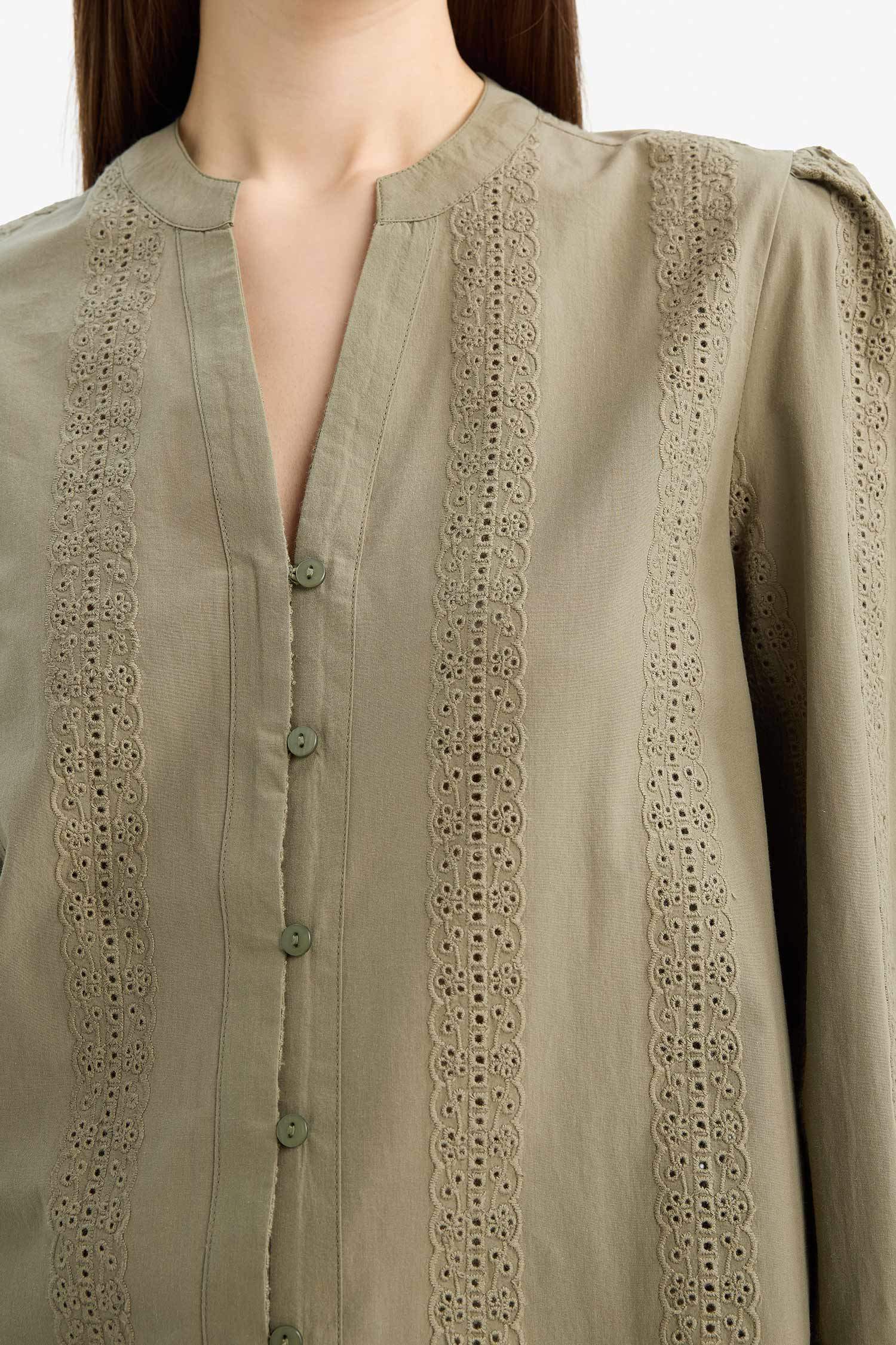 қалыпты пішім Ұзын жеңді көйлек