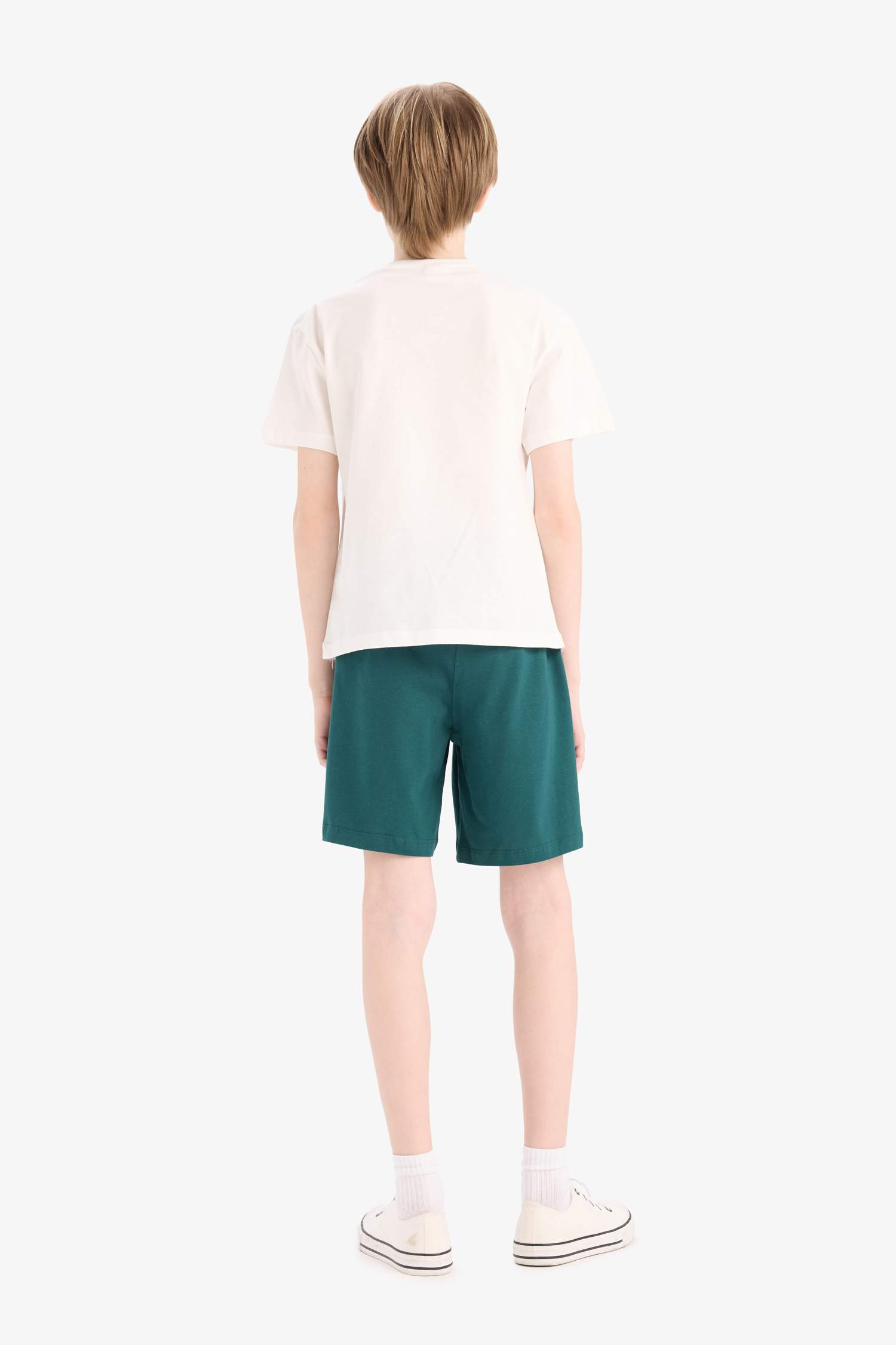 Ensemble t-shirt imprimé et short pour garçon