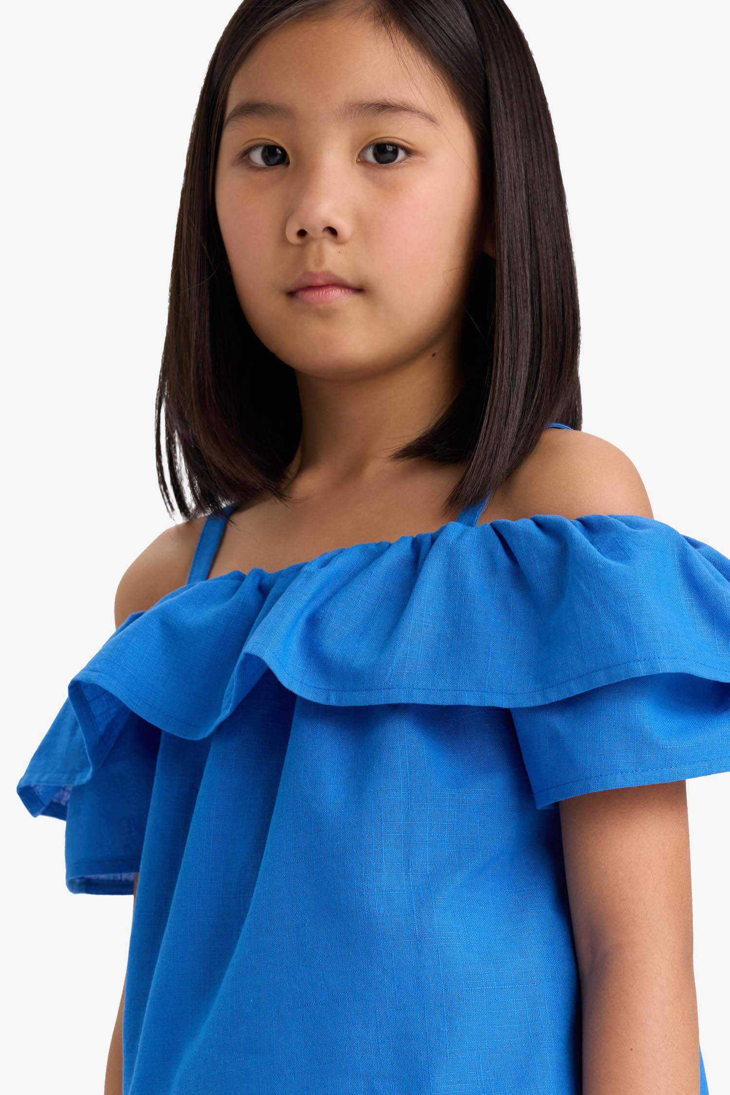 Girl Short Sleeve Blouse