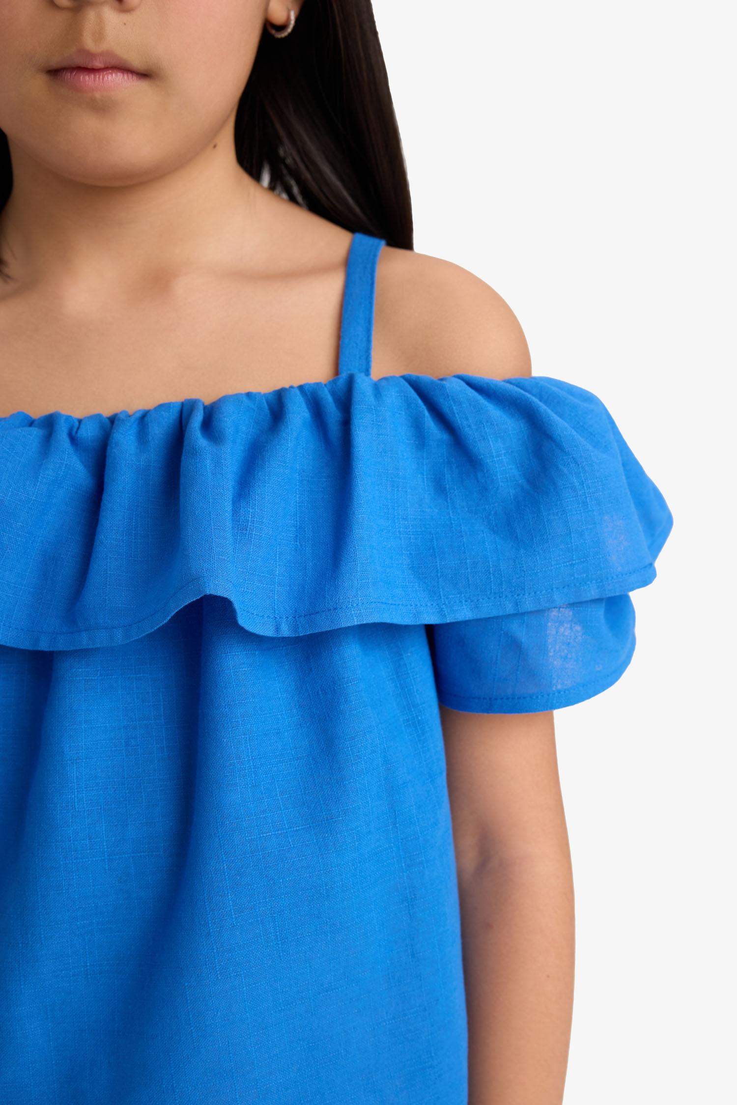 Girl Short Sleeve Blouse