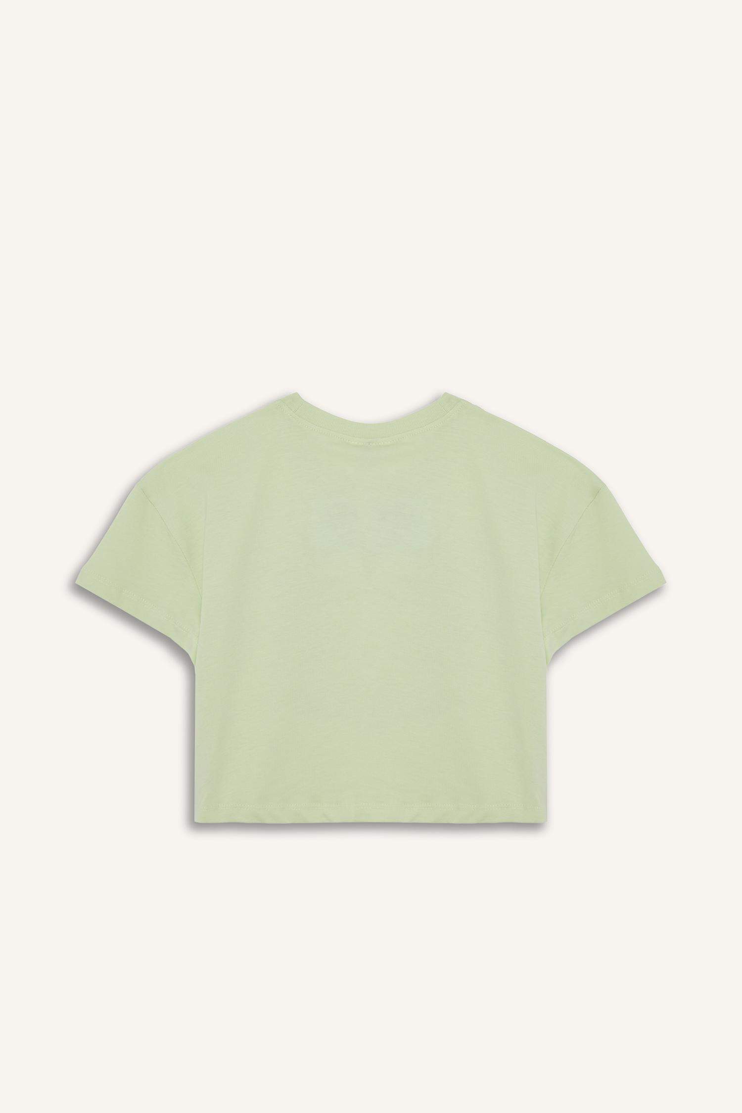 Girl We Bare Bears Crew Neck Short Sleeve T-Shirt