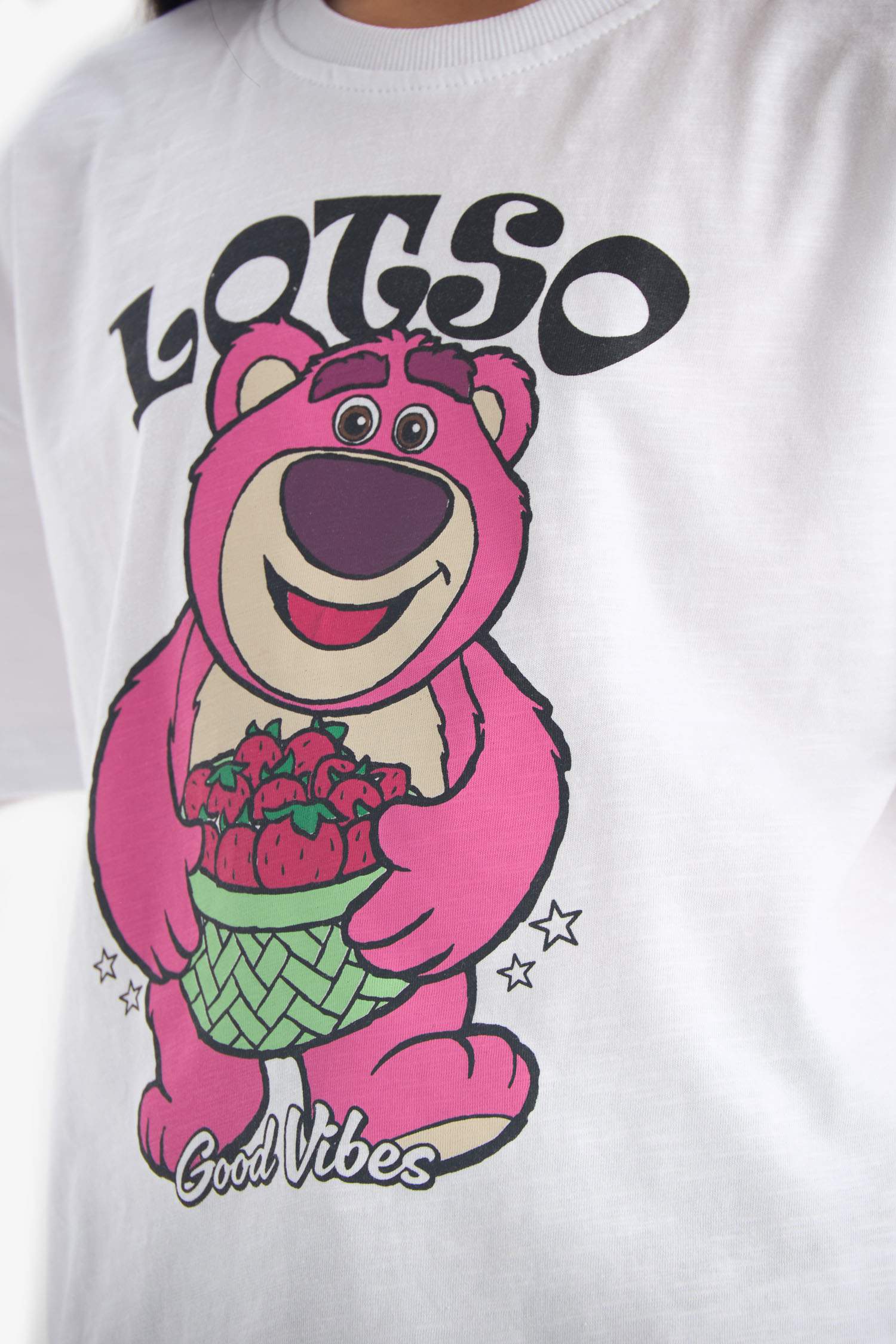 T-shirt imprimé Toy Story à col rond et manches courtes pour fille