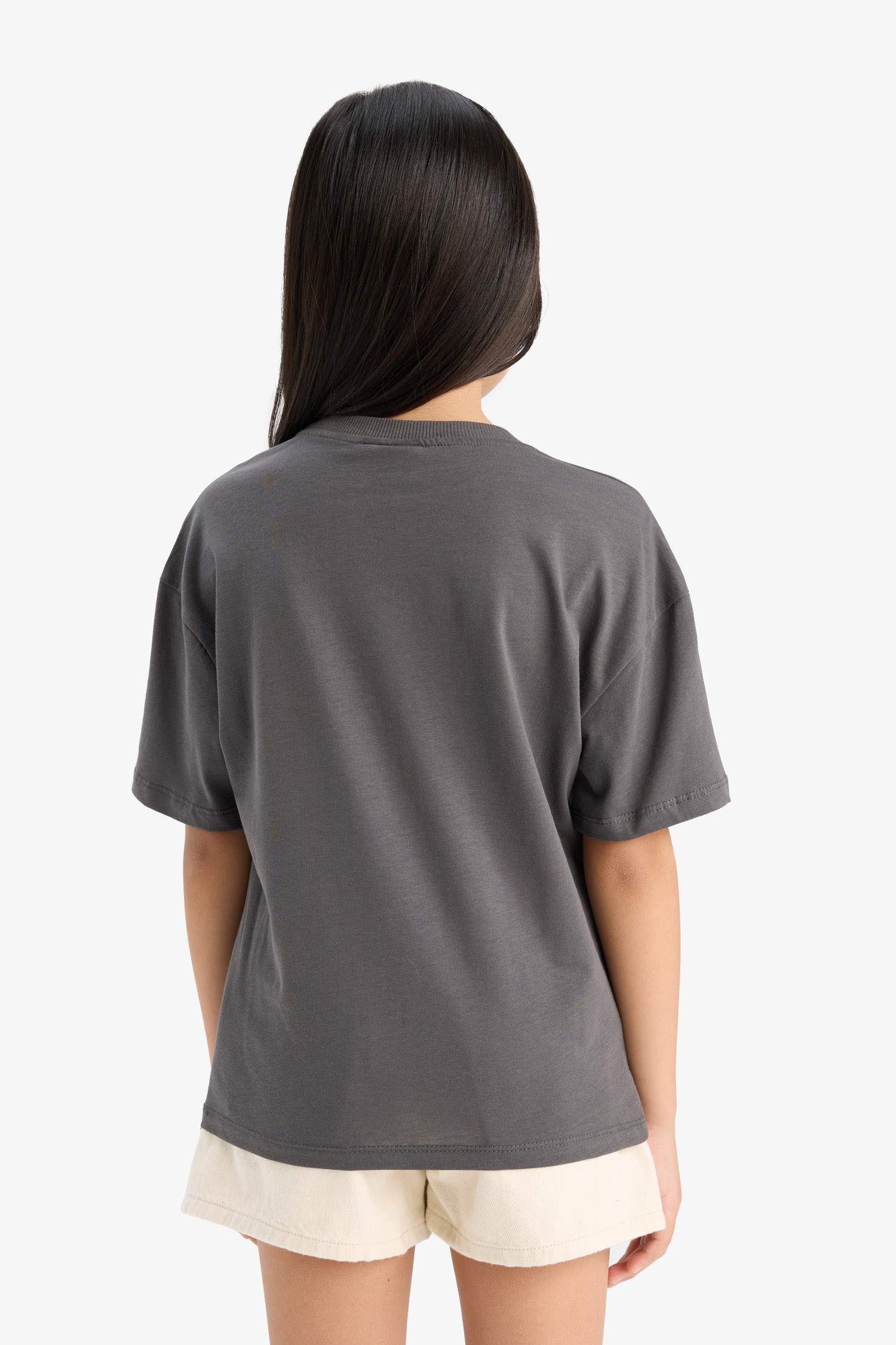 تيشيرت نص ردن قصة مريحة بياقة مستديرة مرخص من Star Wars