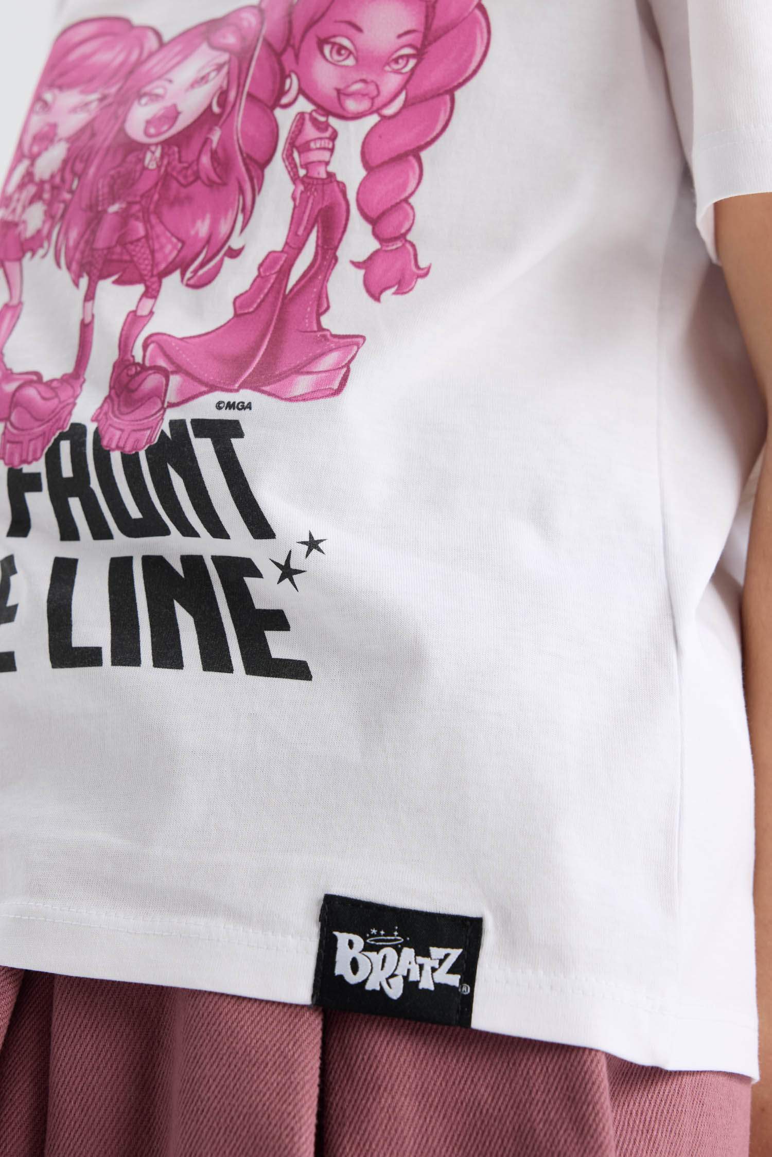 تيشيرت بناتي نص ردن قصة مريحة بياخة مستديرة