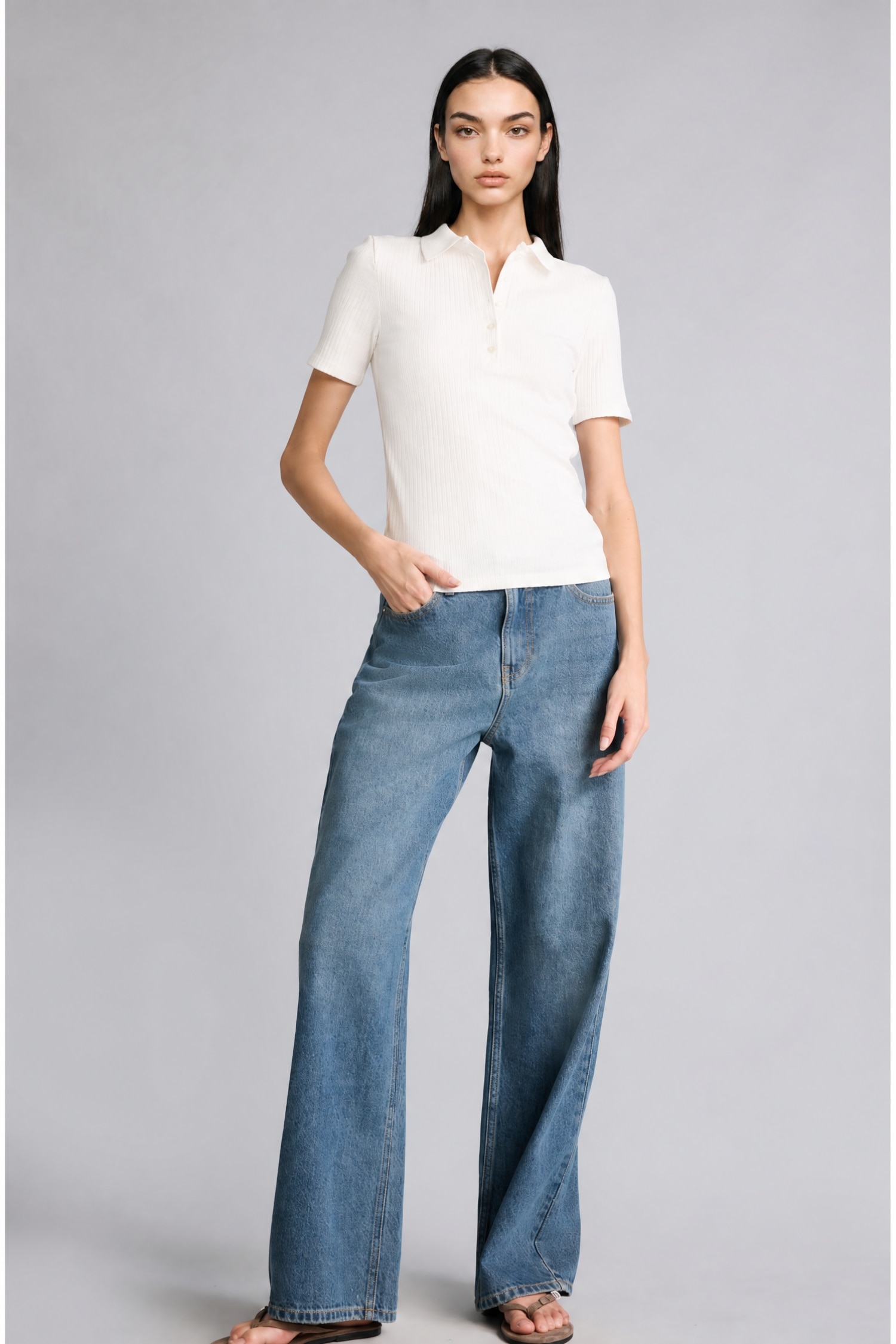 DeFacto Slim Fit Polo Tişört görsel 2