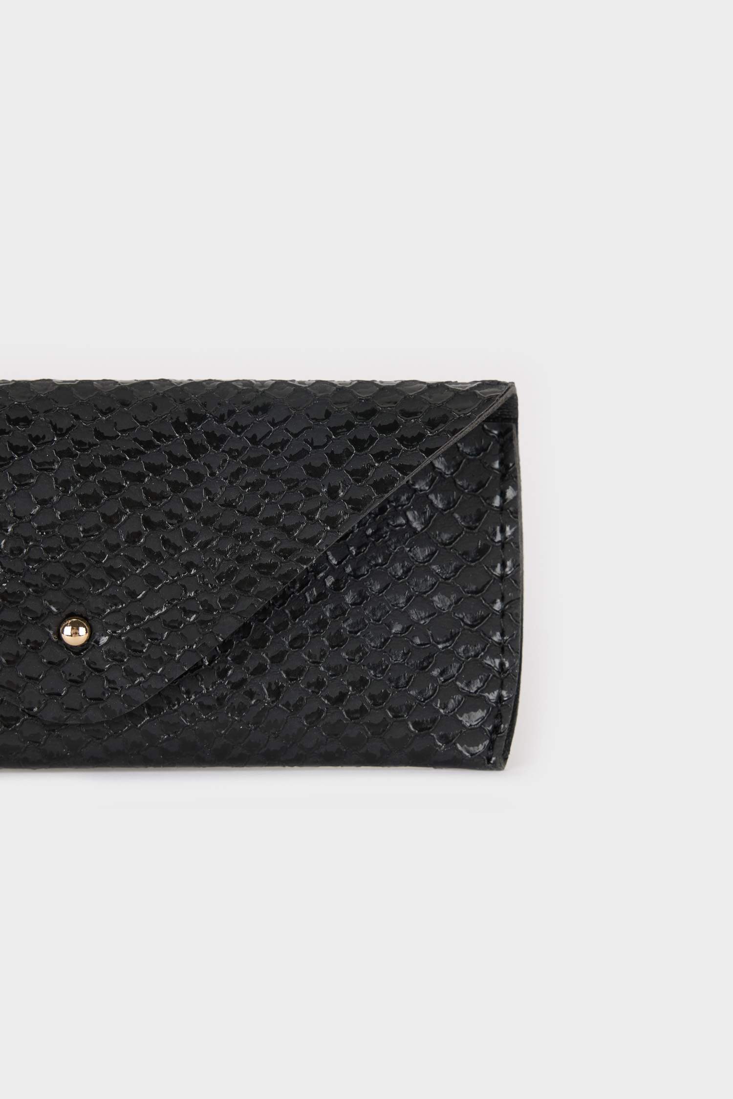 Unisex Yılan Derisi Desenli Güneş Gözlüğü Kılıfı