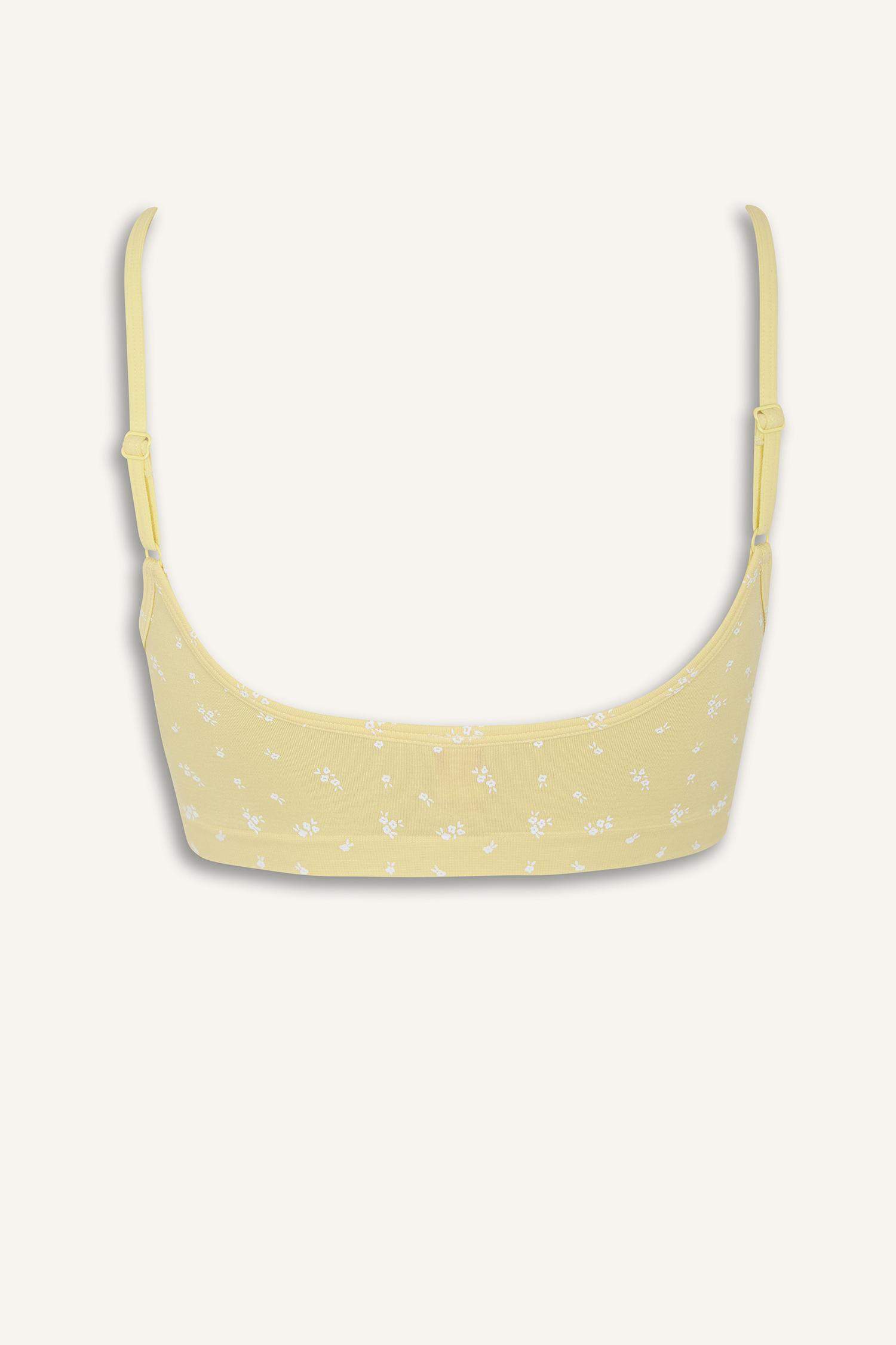 2'li Takım Desenli Seamless Kumaş Bralet Külot-Fall in Love