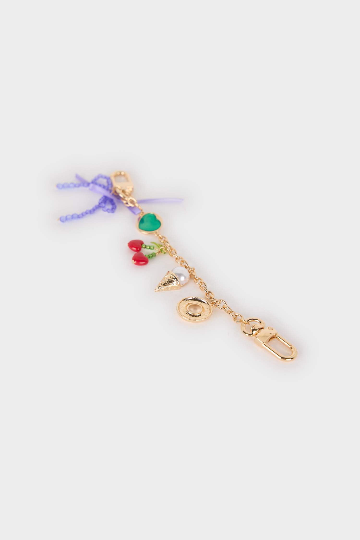 Kadın Kirazlı Charm Anahtarlık