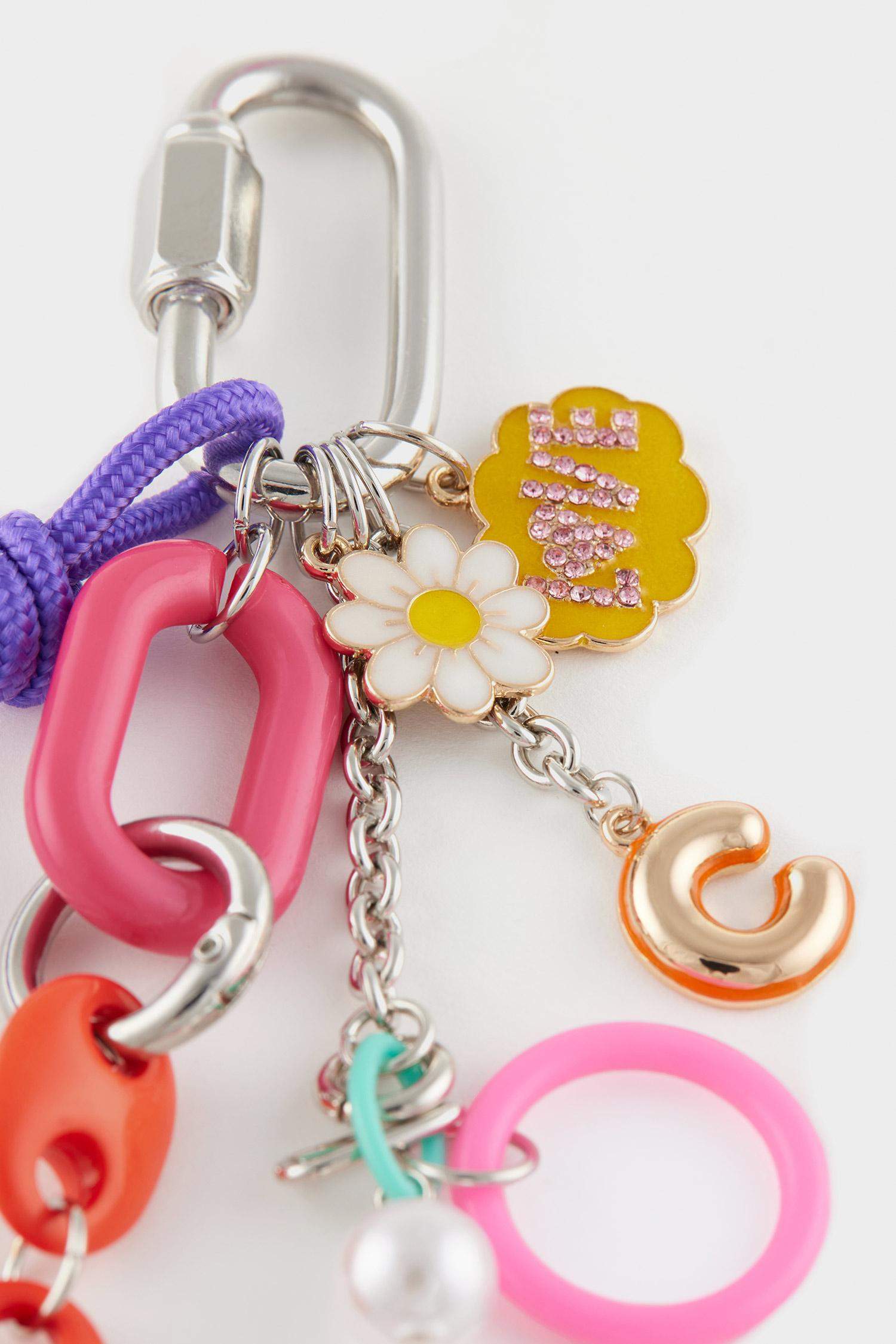 Porte-clés avec détails colorés pour femme