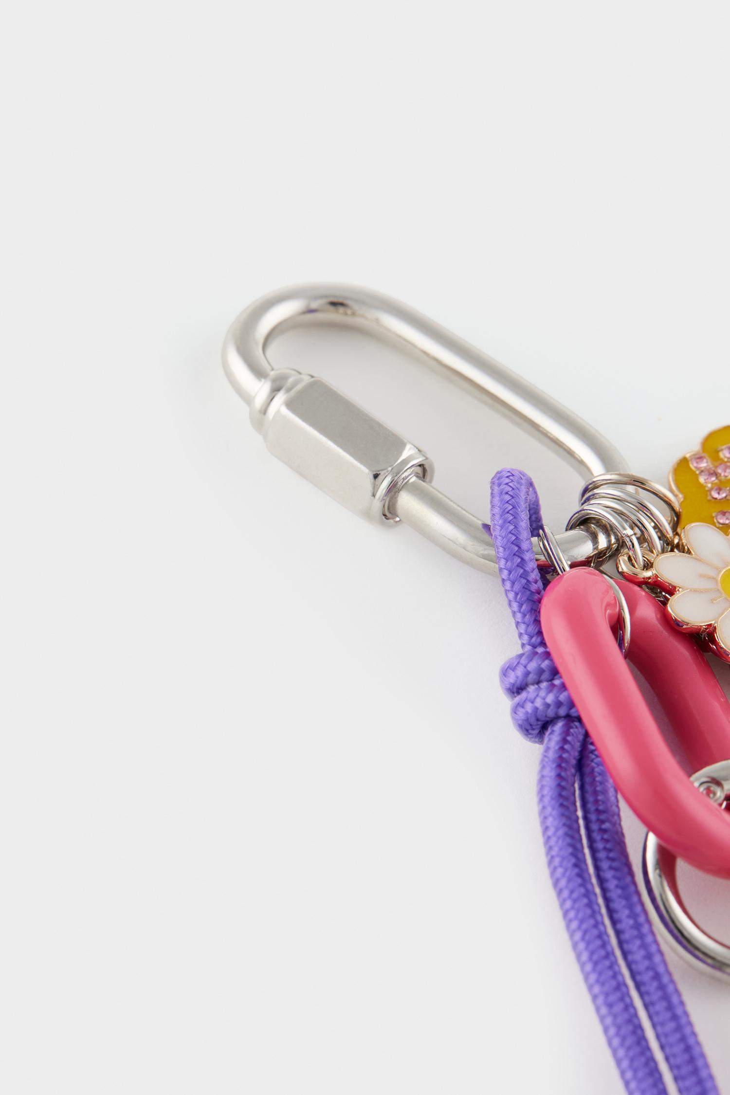 Porte-clés avec détails colorés pour femme