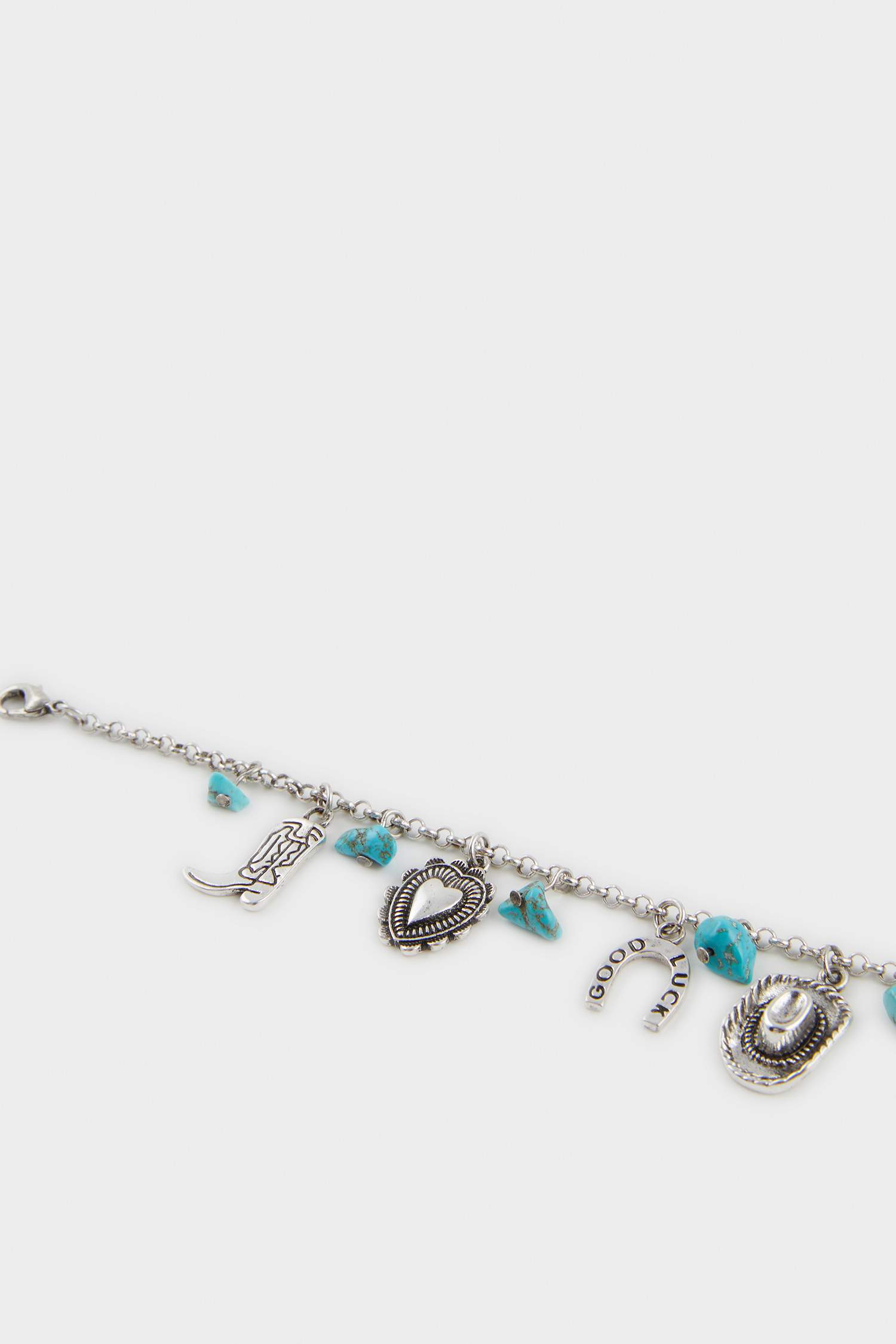 Woman Silver Dangle Bracelet