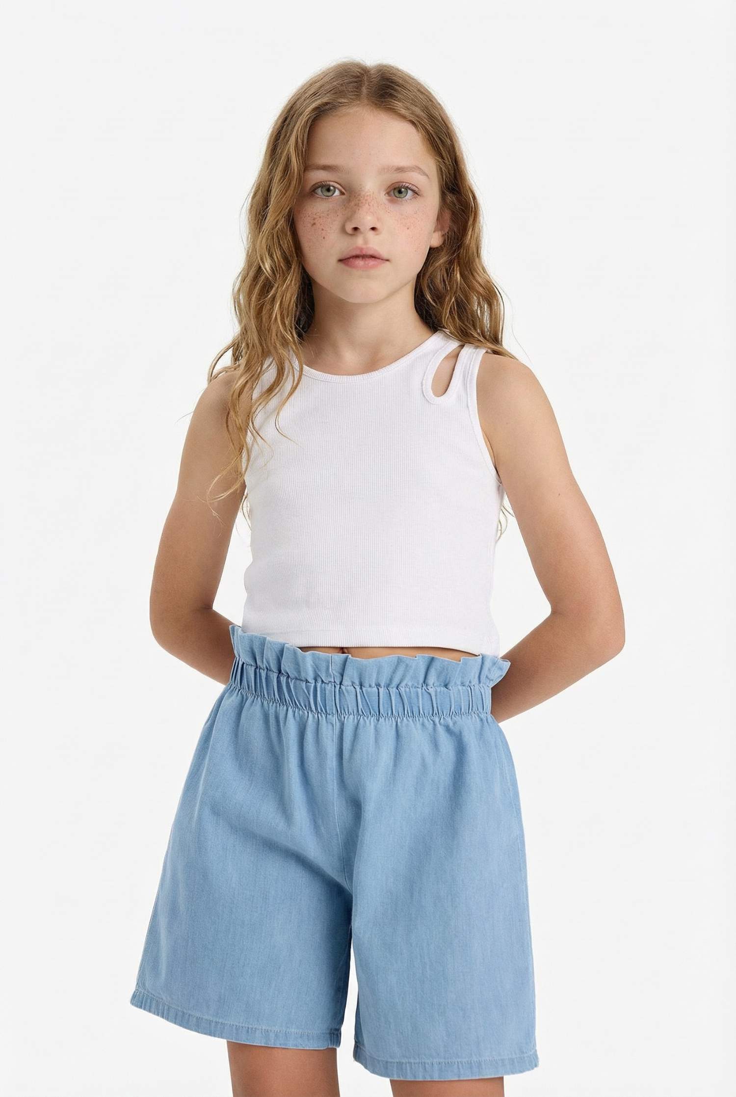 Шорты для Девочек из Джинсы