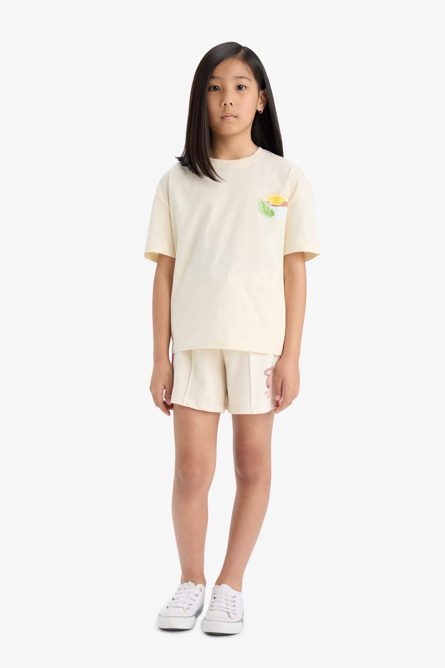 Kız Çocuk NBA Miami Heat Beli Lastikli Şort