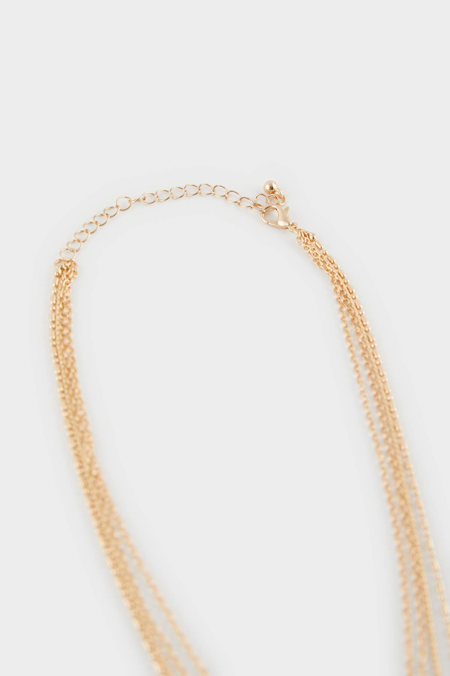 Kadın 4'lü Fiyonk Gold Kolye