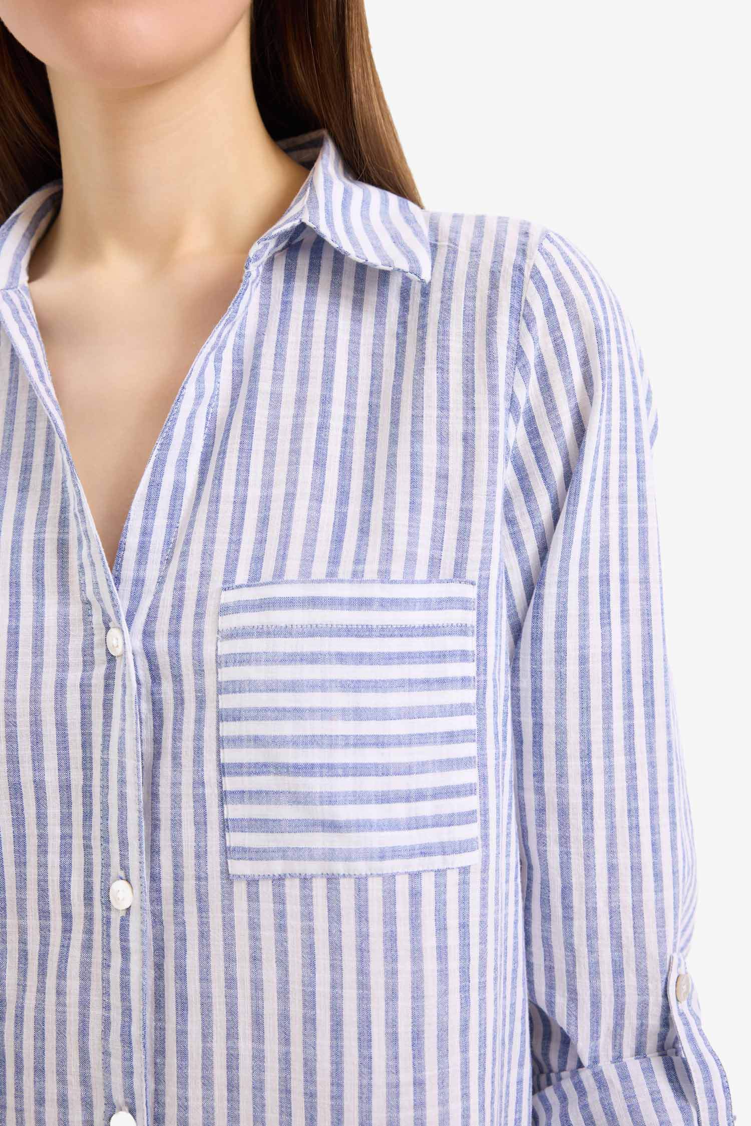 فستان بحر قطن قصة عادية من Fall in Love