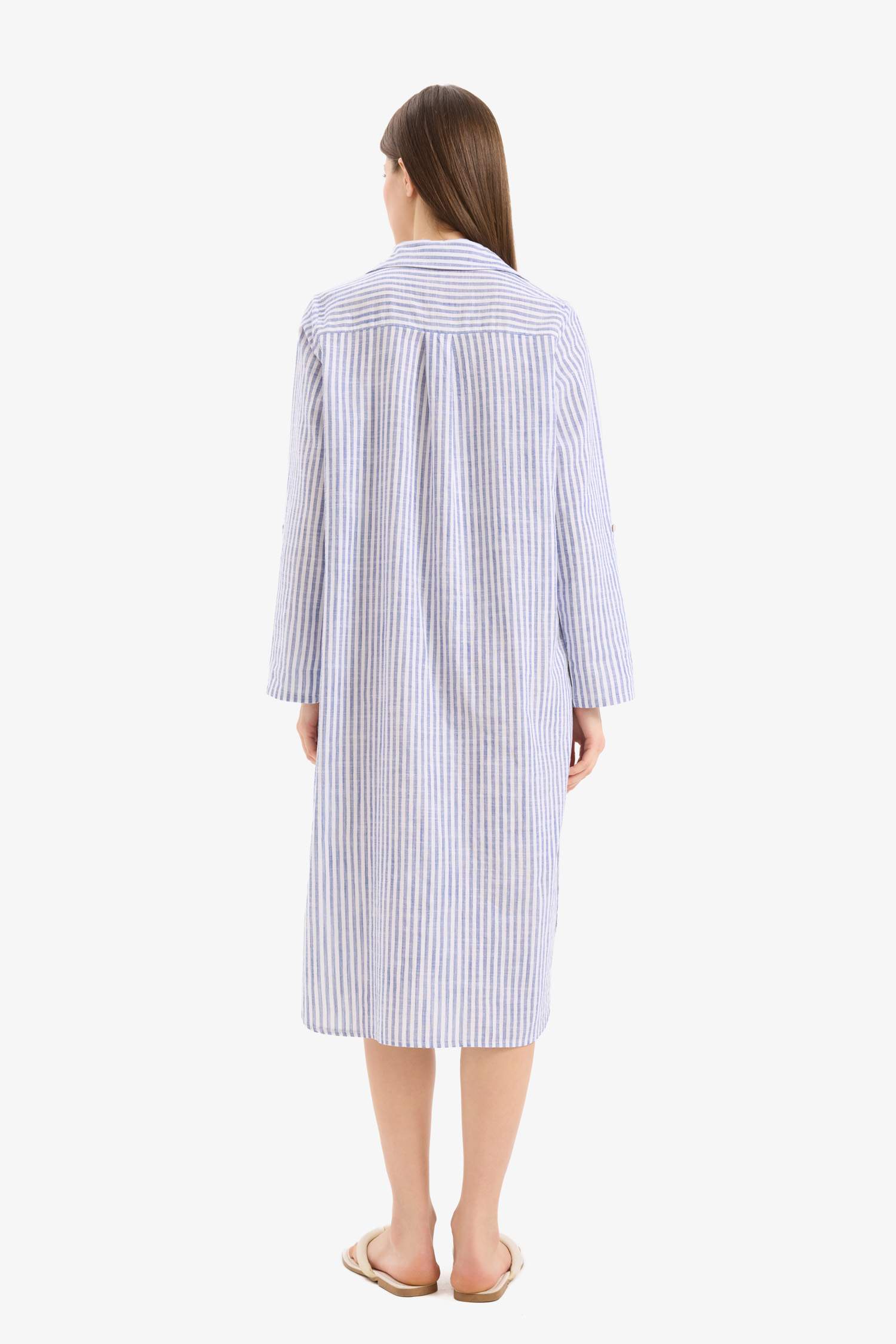 فستان بحر قطن قصة عادية من Fall in Love