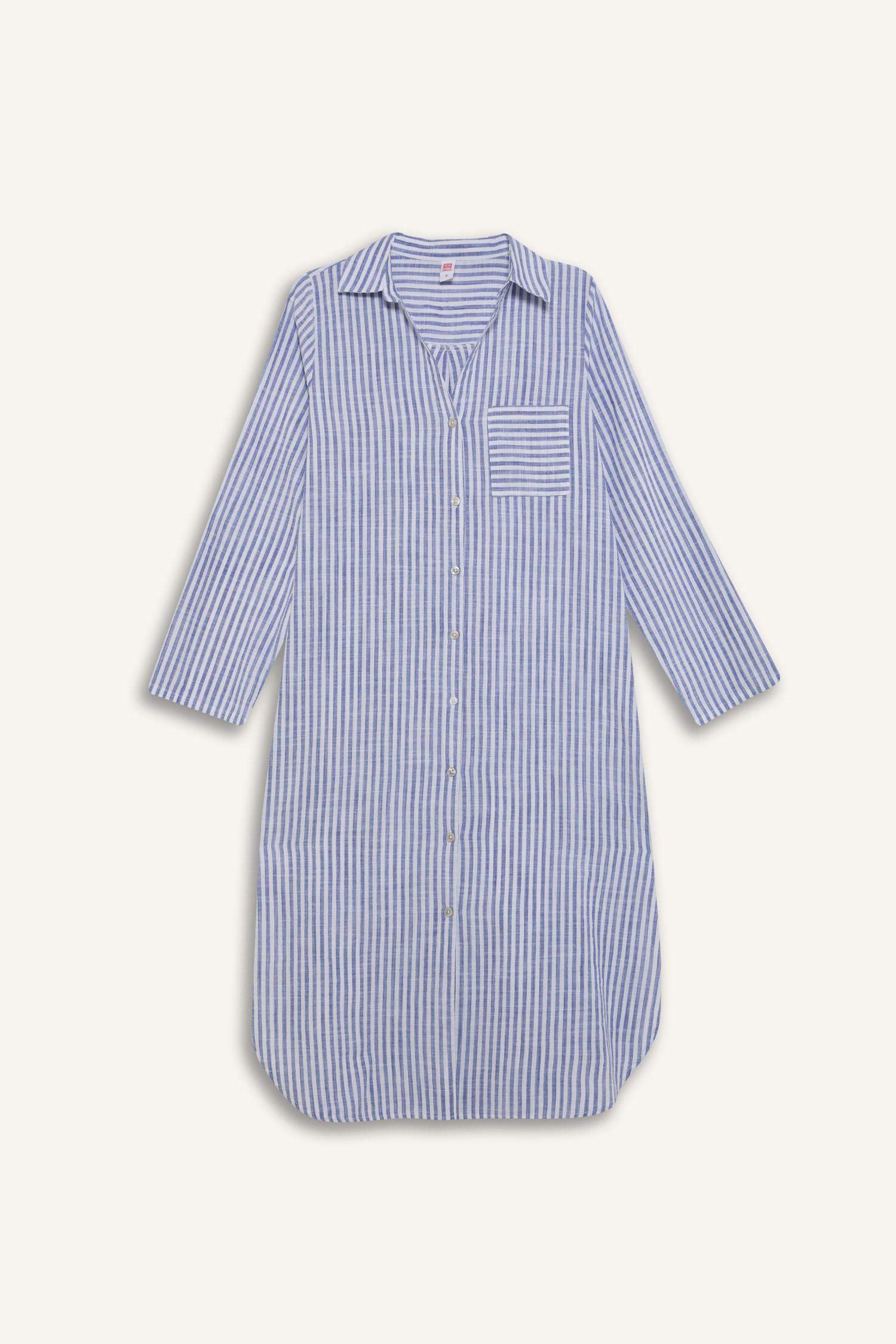 فستان بحر قطن قصة عادية من Fall in Love