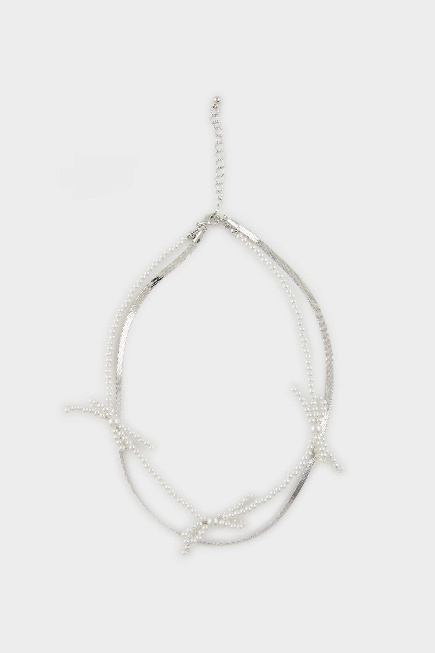 قلادة نسائي فضي