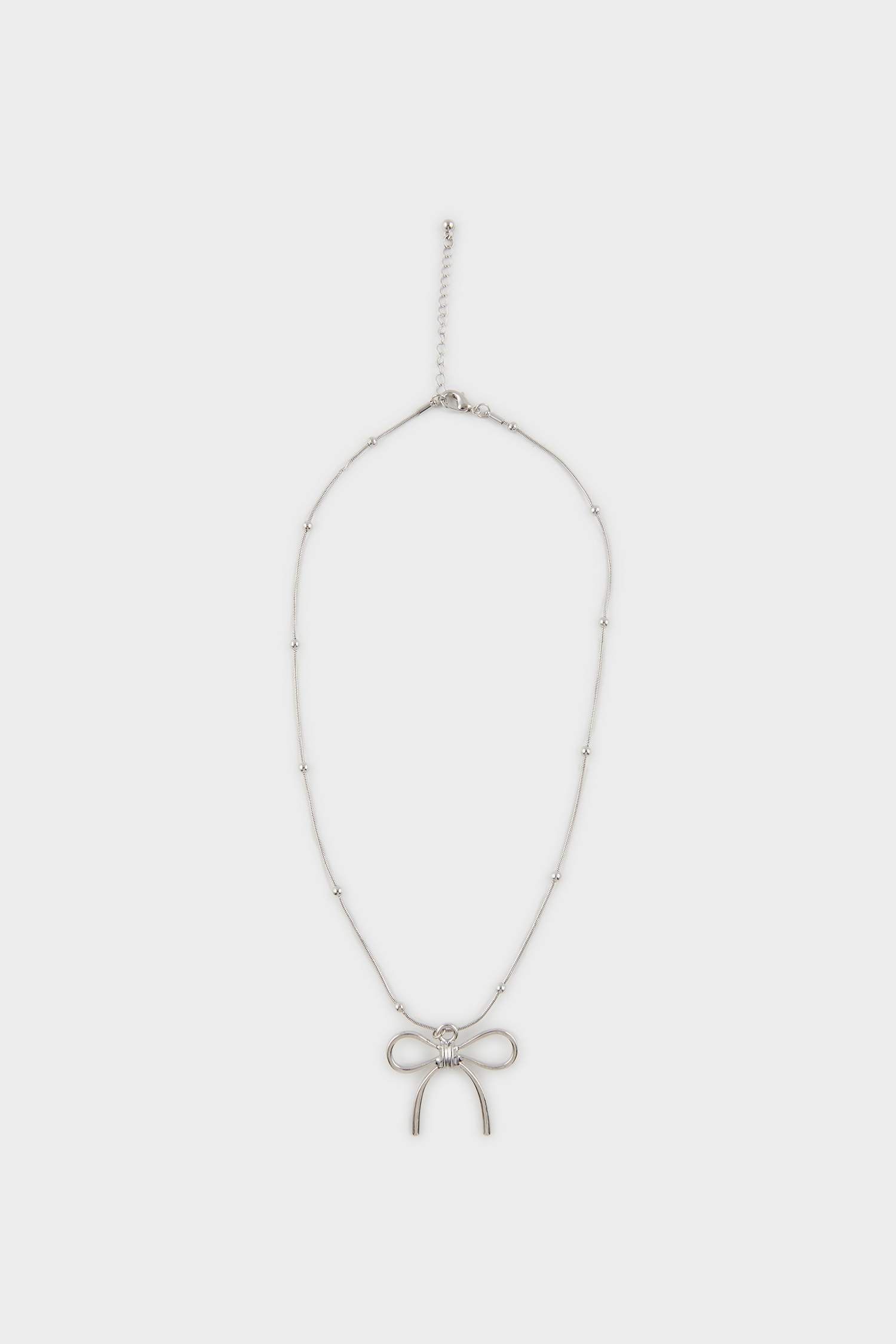 Женское серебряное ожерелье