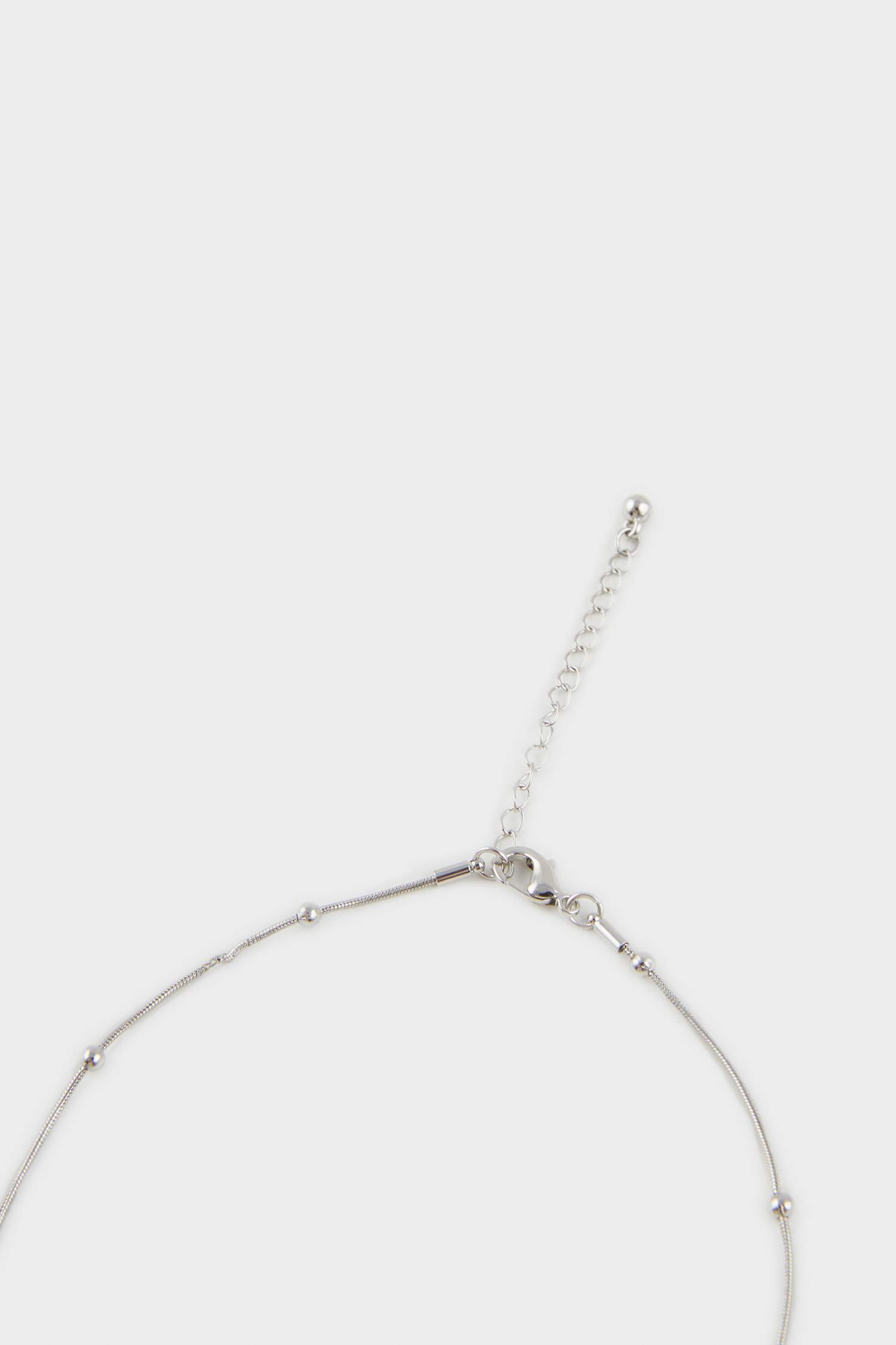 Женское серебряное ожерелье