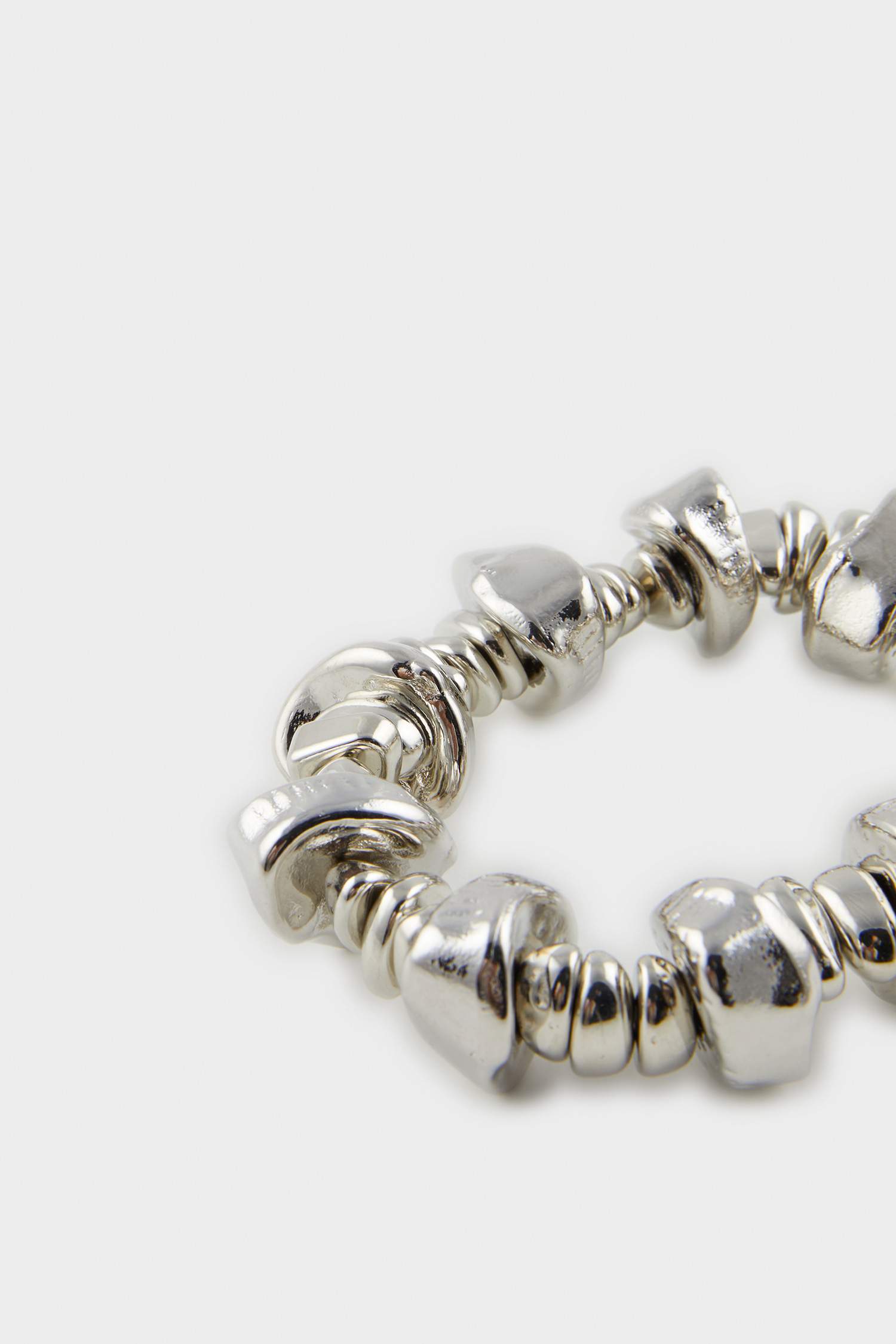 سوار نسائي فضي - 3 قطع