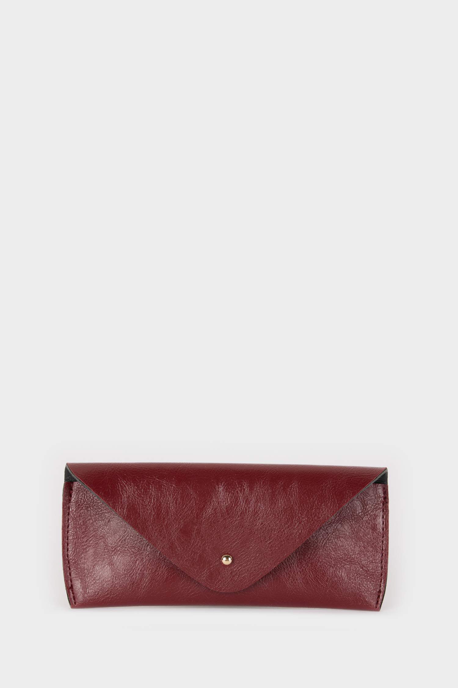 Woman Faux Leather Sunglasses Case