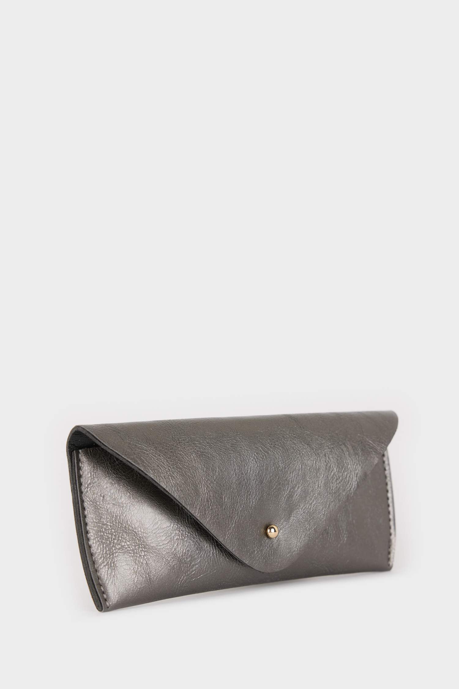 Woman Faux Leather Sunglasses Case