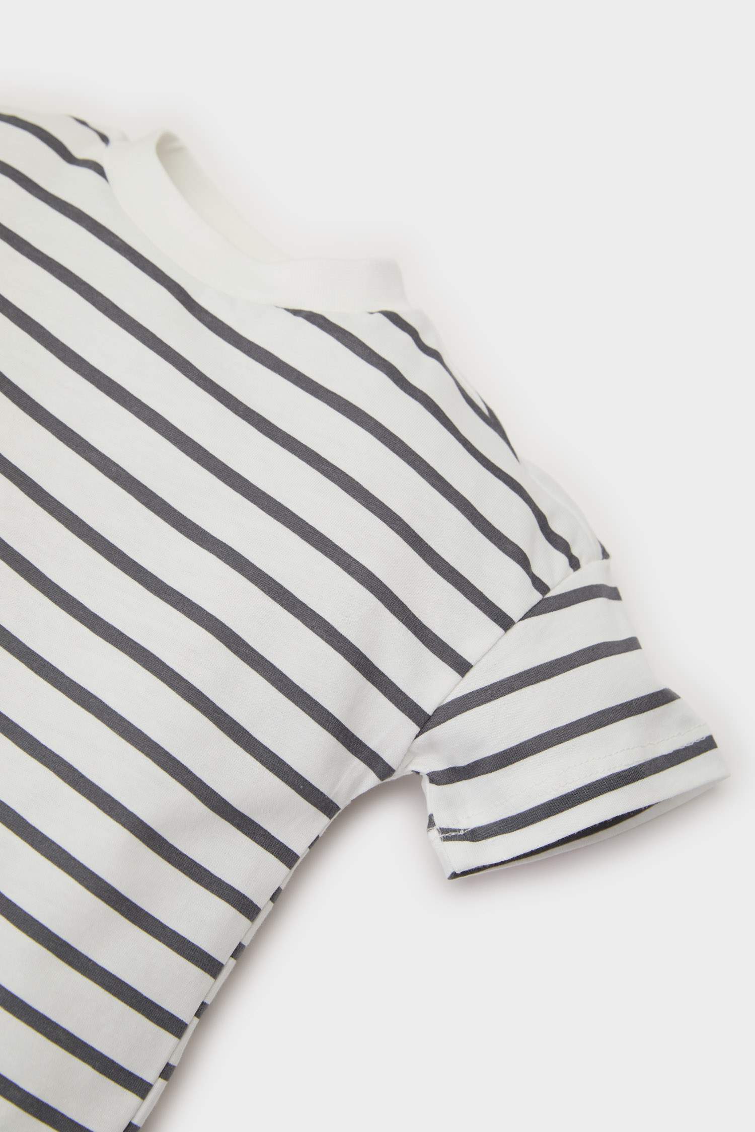 Baby Boy Crew Neck Striped T-Shirt