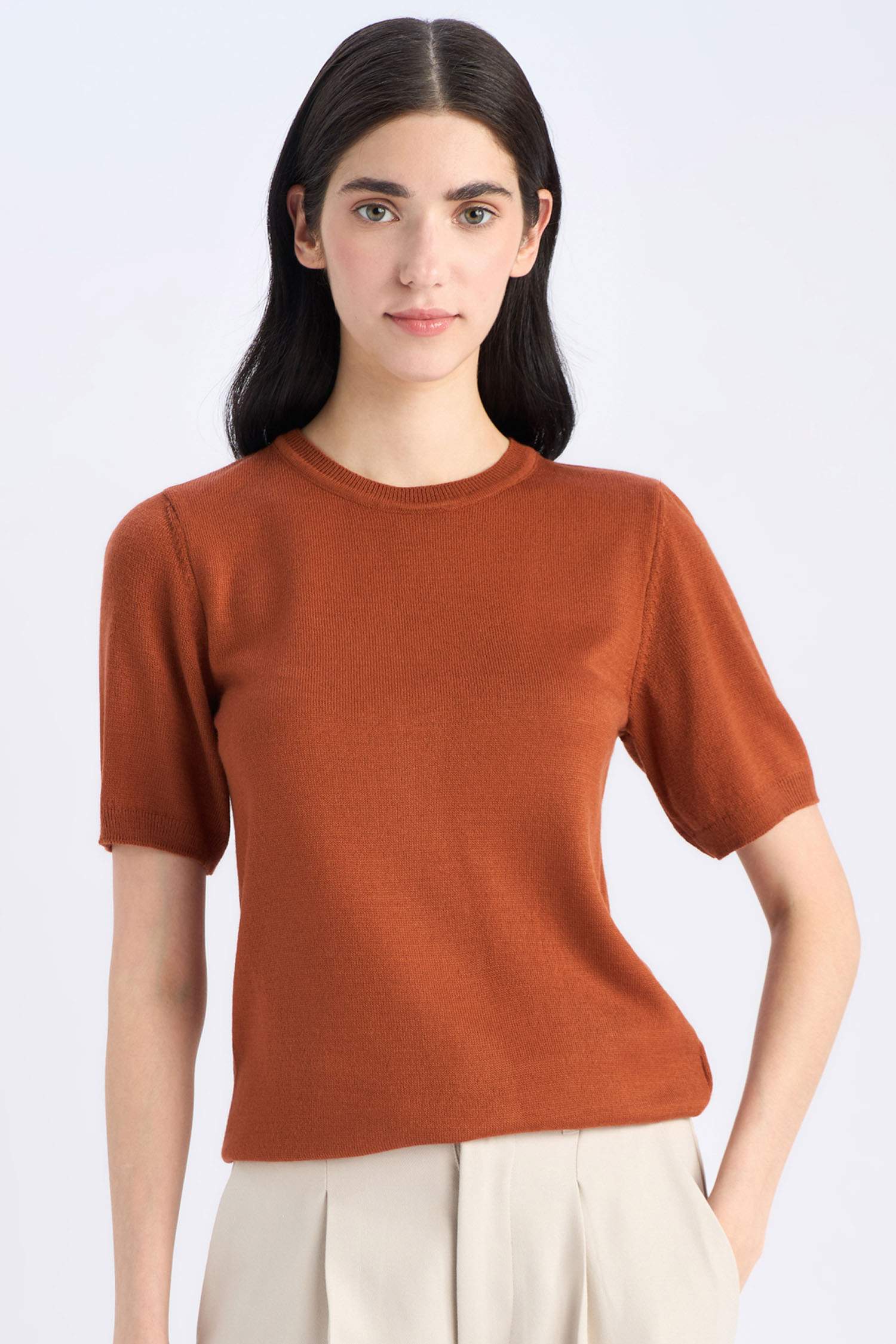 Regular Fit Crew Neck Pullover