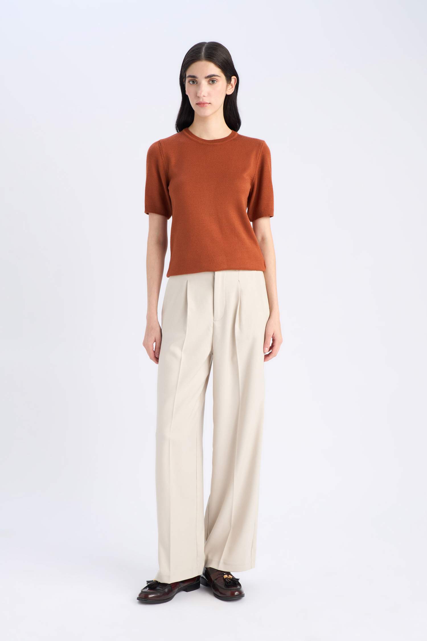 Regular Fit Crew Neck Pullover