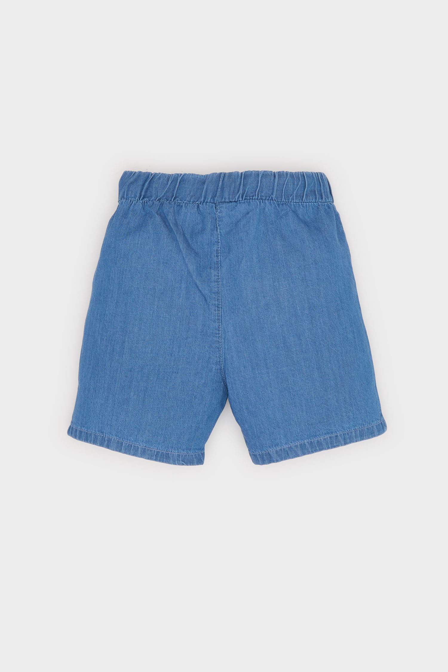 Baby Boy Regular Fit Elastic Band Denim Shorts