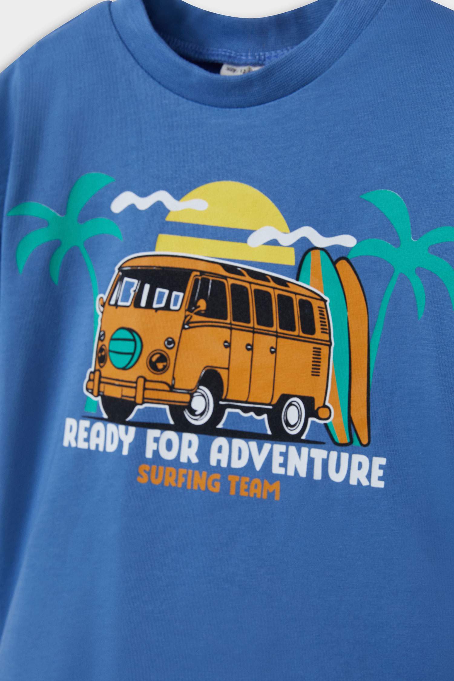 Baby Boy Palm Printed T-Shirt Shorts 2 Piece Set