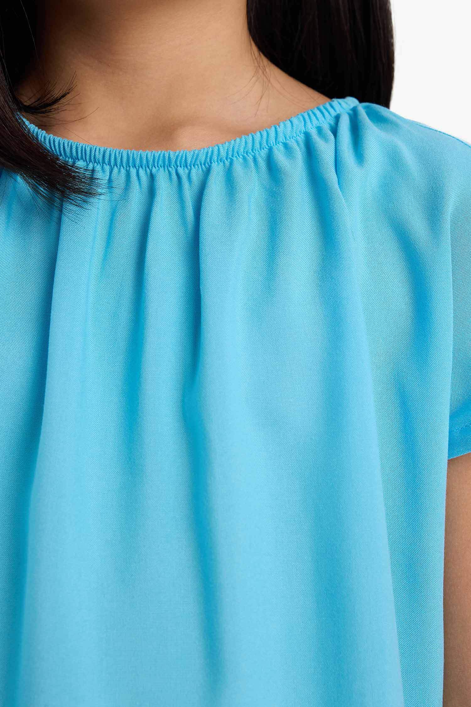 Kız Çocuk Kısa Kollu Bluz