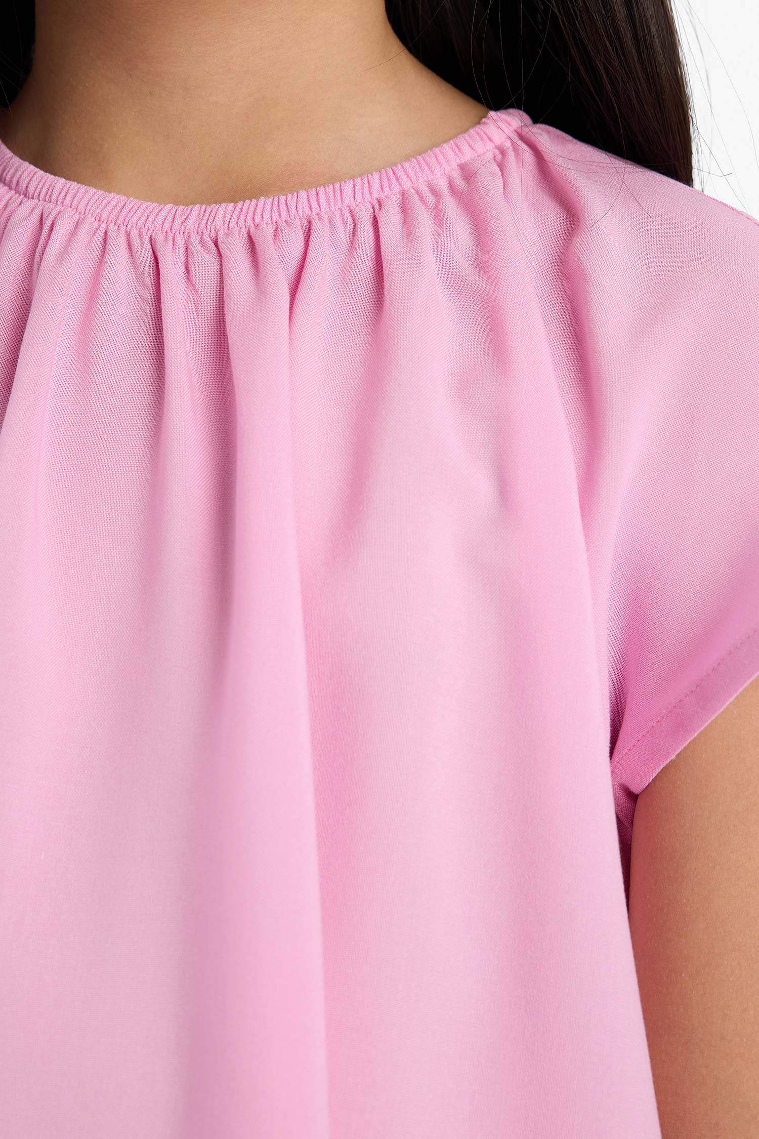 Блузка с короткими рукавами для девочки