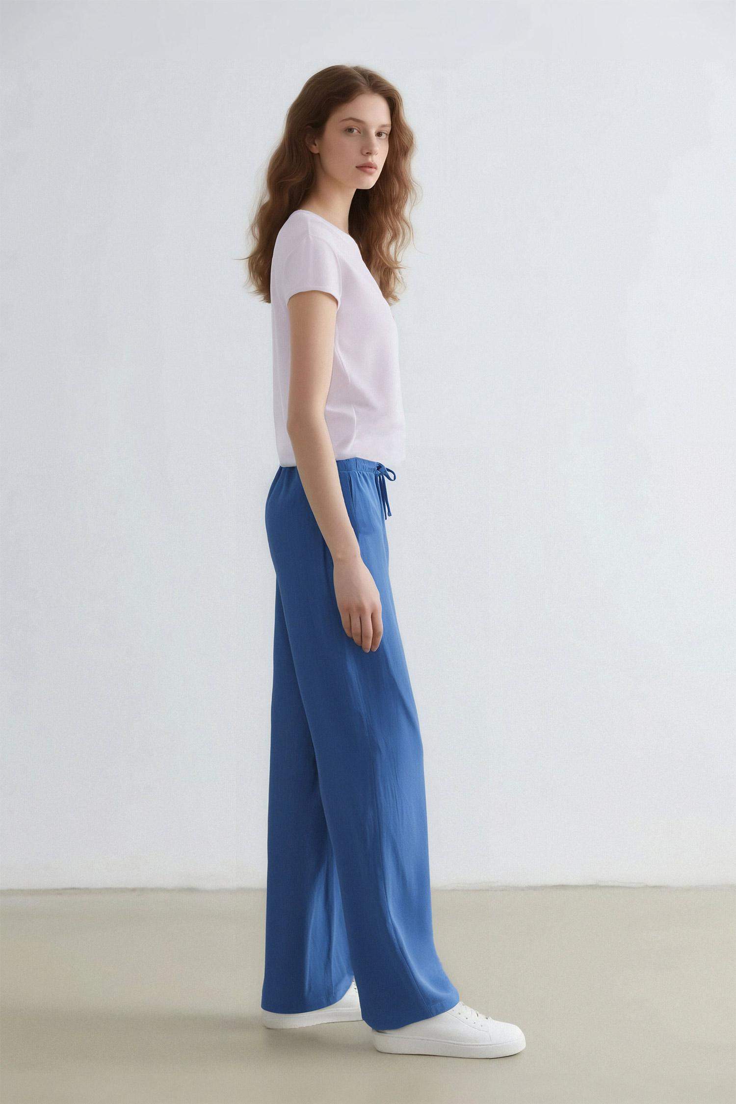 Wide Leg Geniş Bol Paça Aerobin Pantolon