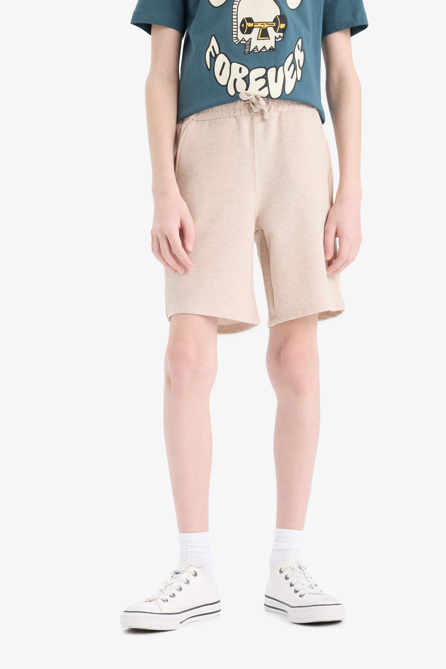 Boy Flexible Waist Shorts