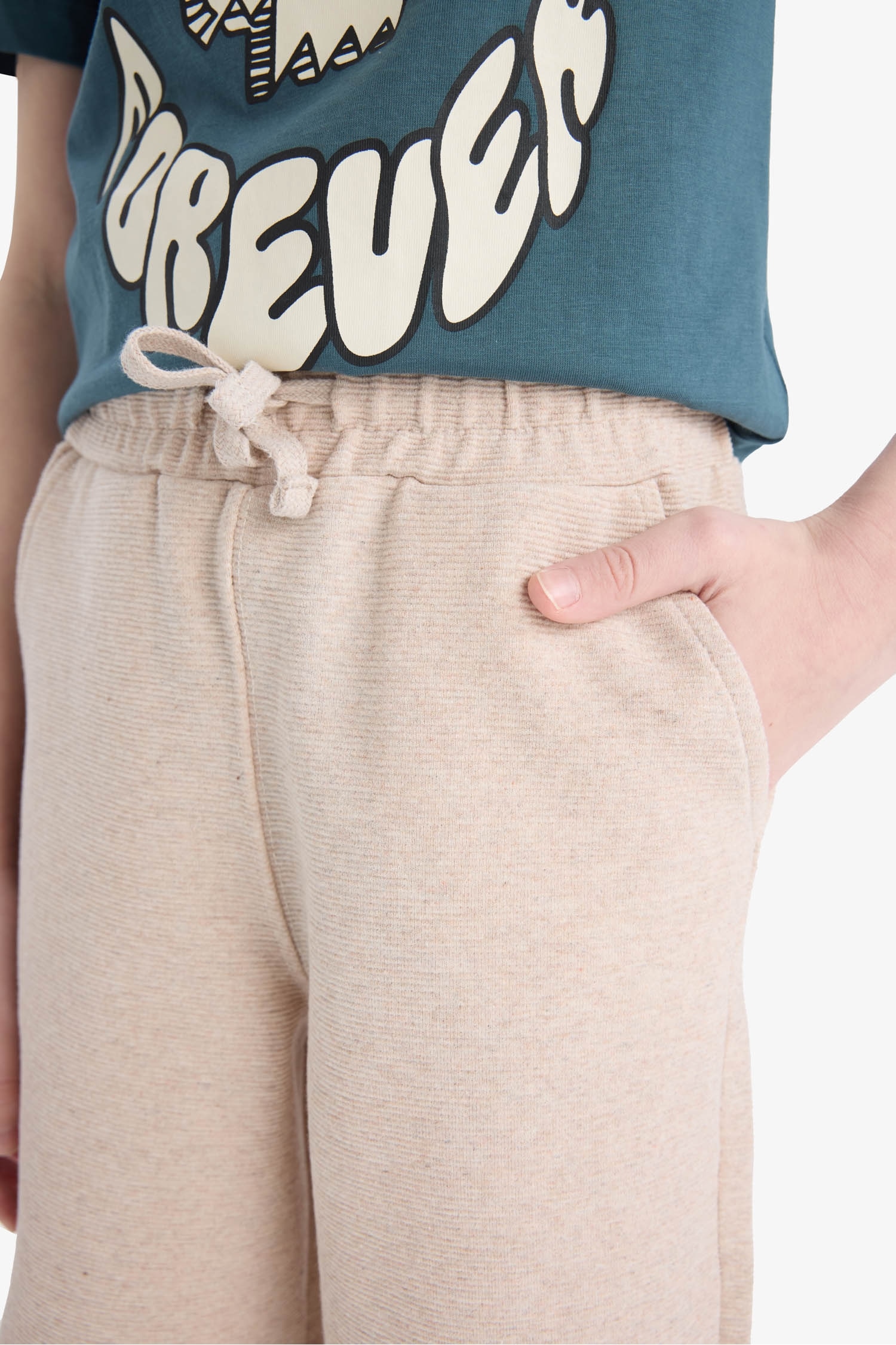 Boy Flexible Waist Shorts
