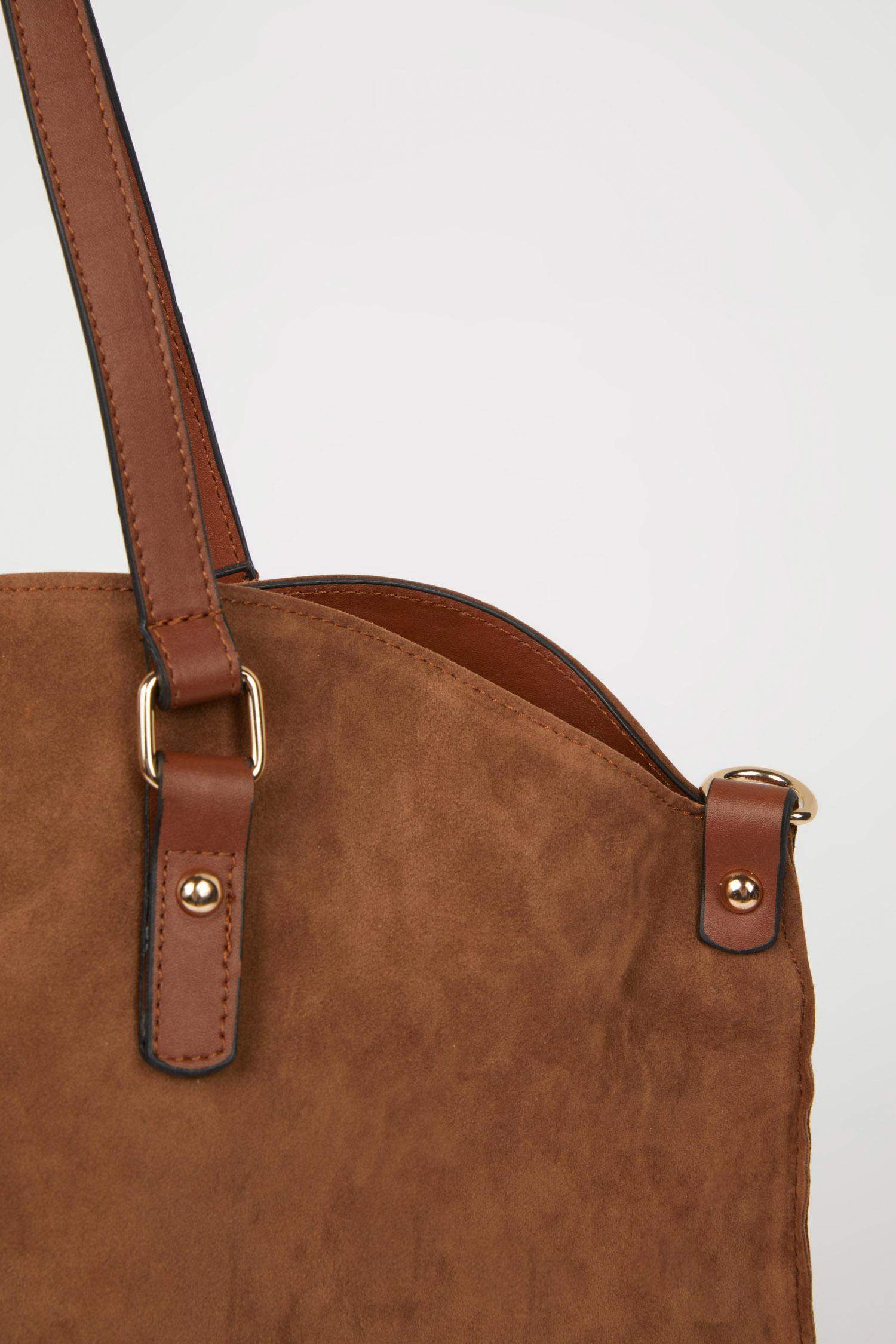 Woman Suede Shoulder Bag