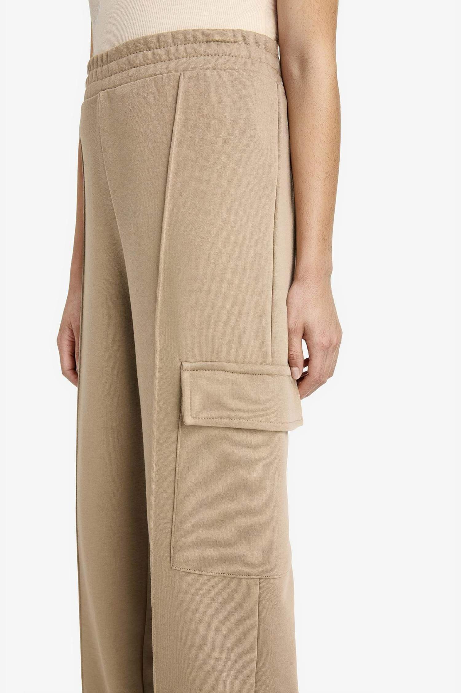 Широкие спортивные штаны для девочек на резинке в стиле карго